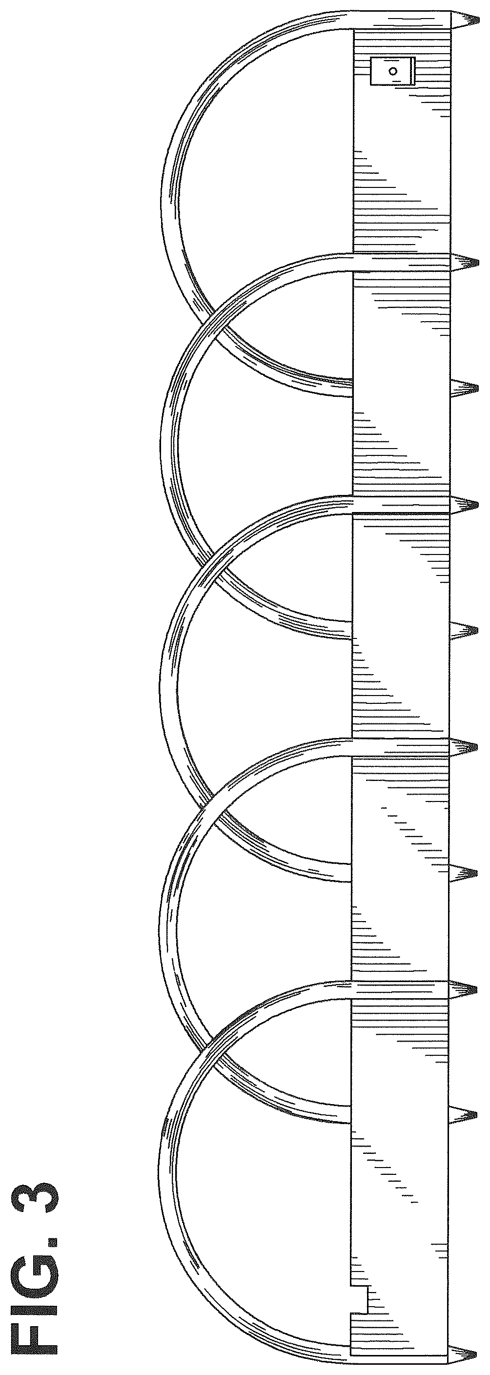Patent USD1076151 Figure 3 – Lawn and garden edging