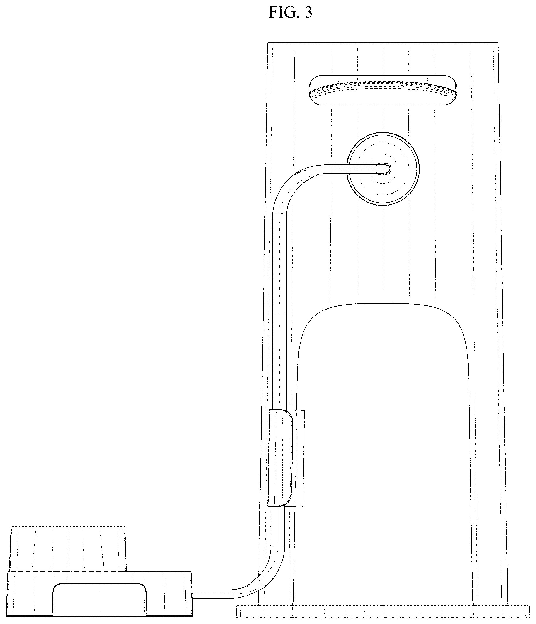 Patent USD1076154 Figure 3 – Candle warmer