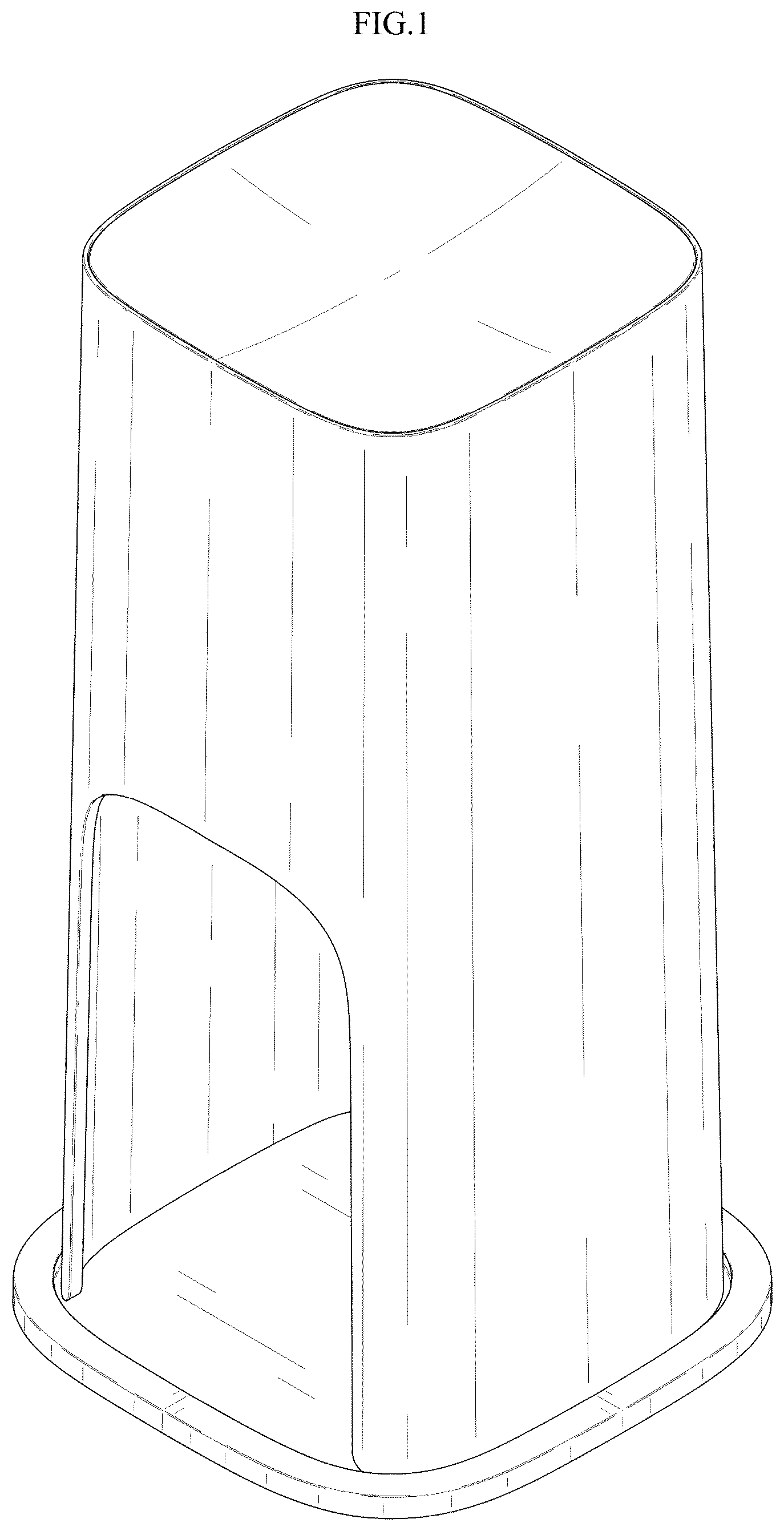 Patent USD1076155 — Candle warmer — Figure 1