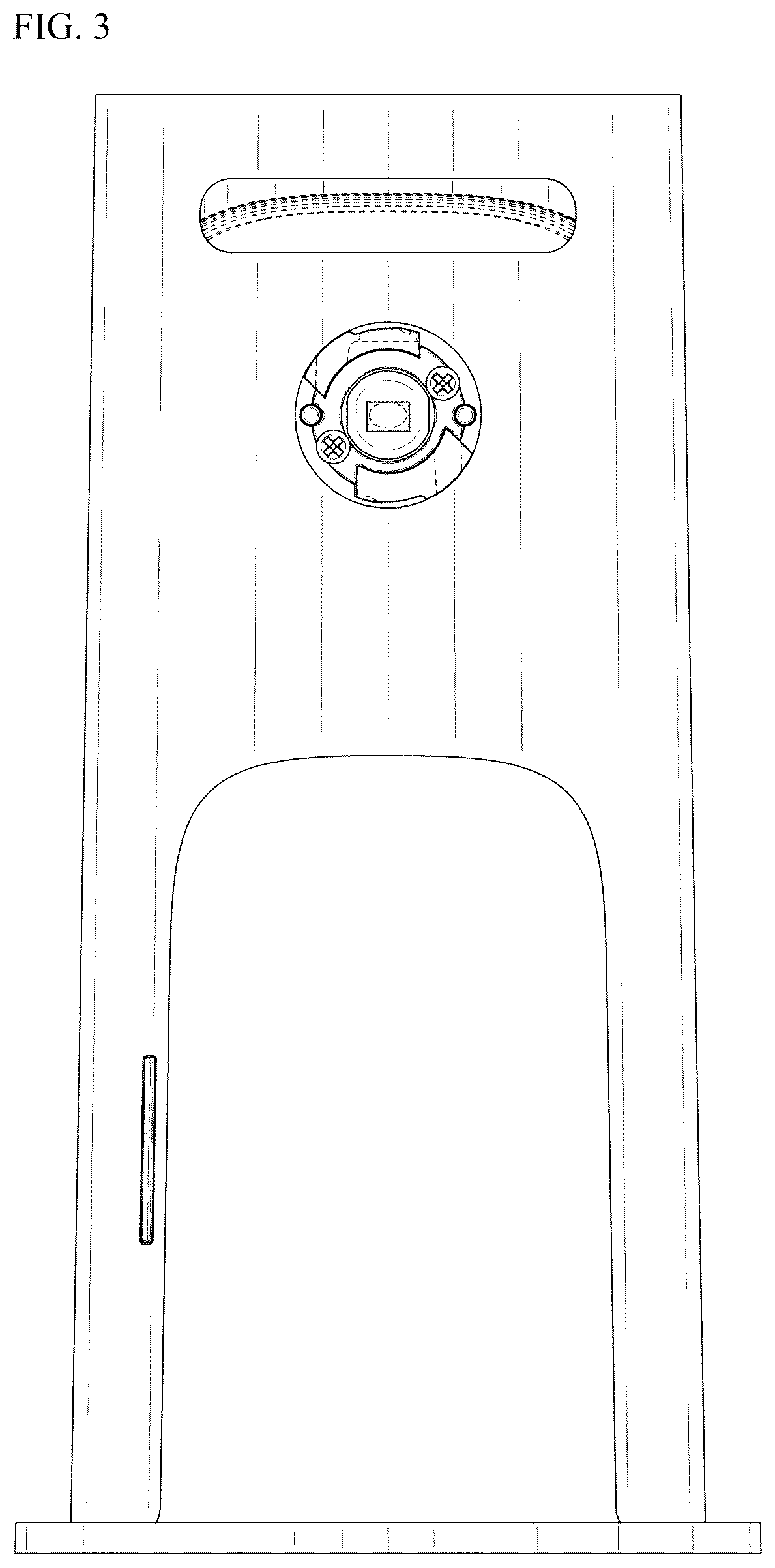 Patent USD1076155 Figure 3 – Candle warmer