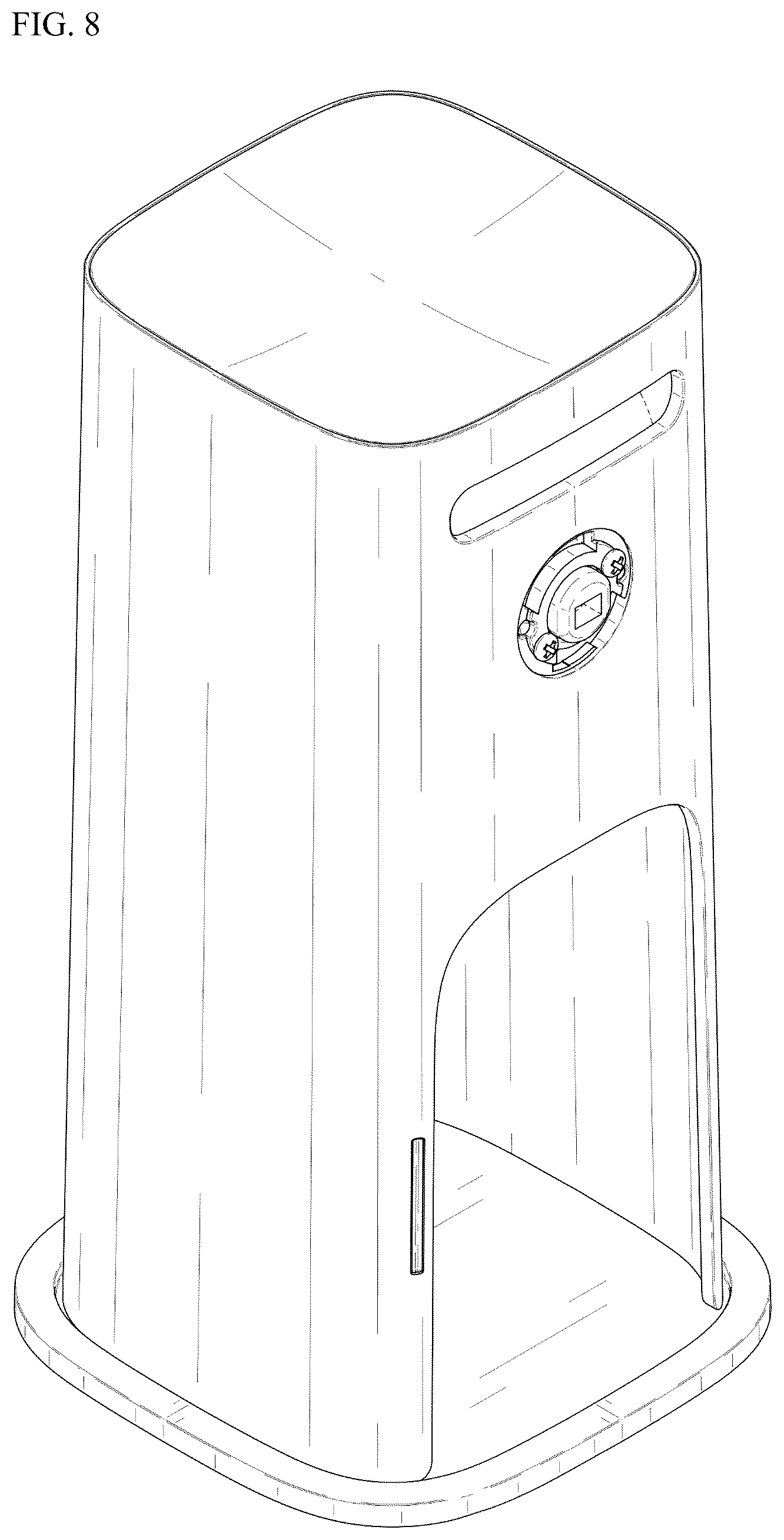 Patent USD1076155 Figure 8 – Candle warmer