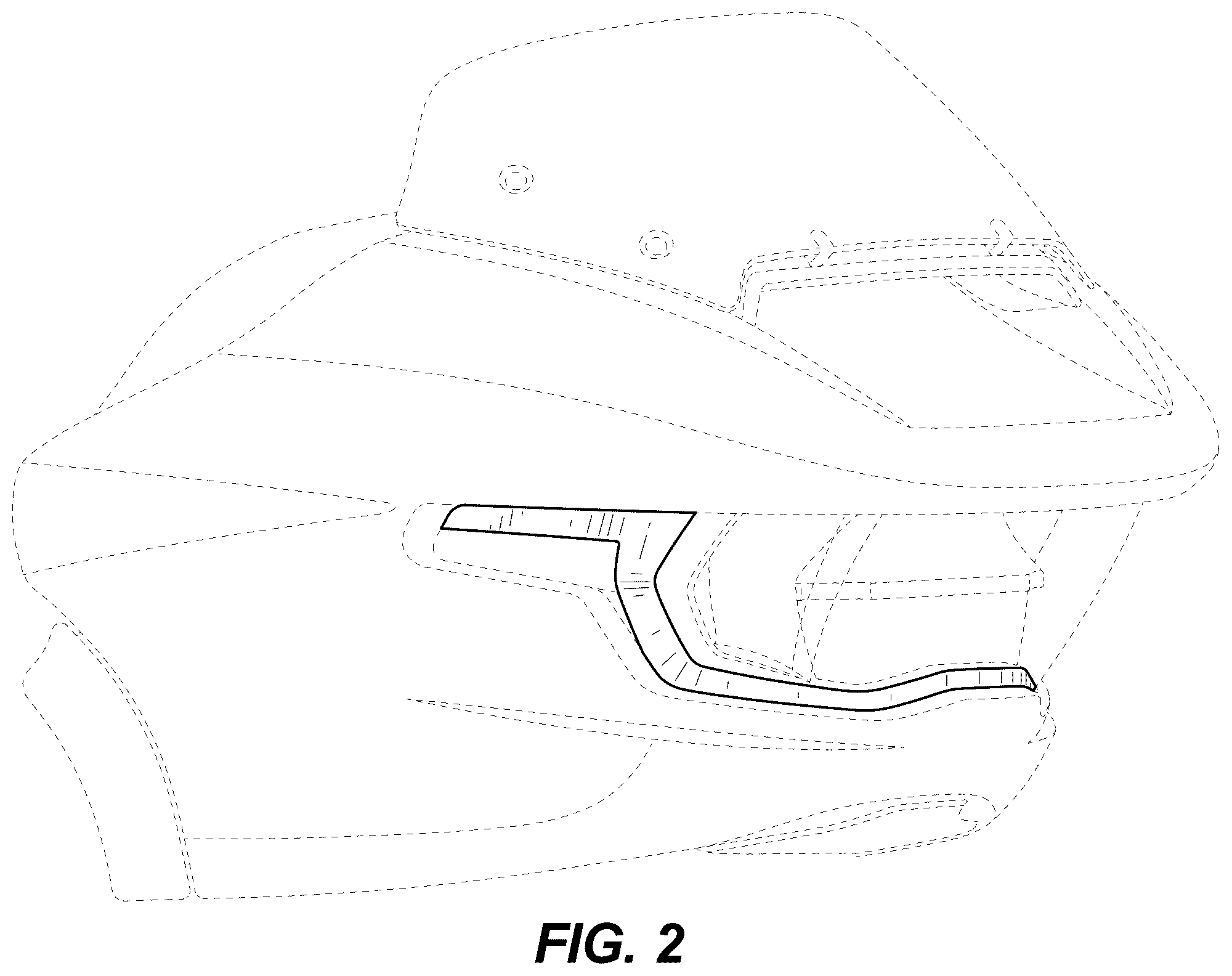 Patent USD1076158 Figure 2 – Motorcycle lighting unit