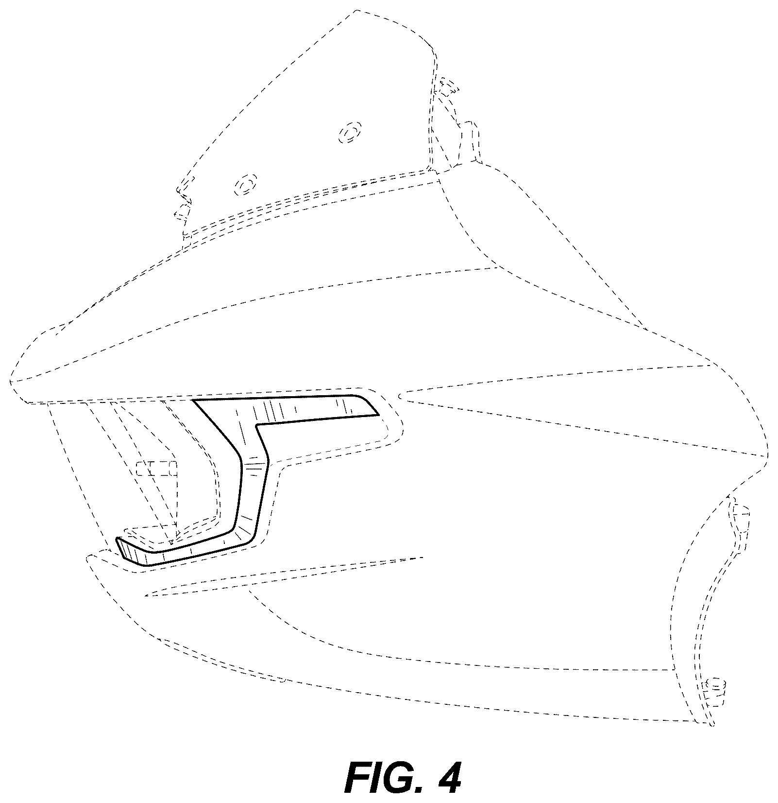 Patent USD1076158 Figure 4 – Motorcycle lighting unit