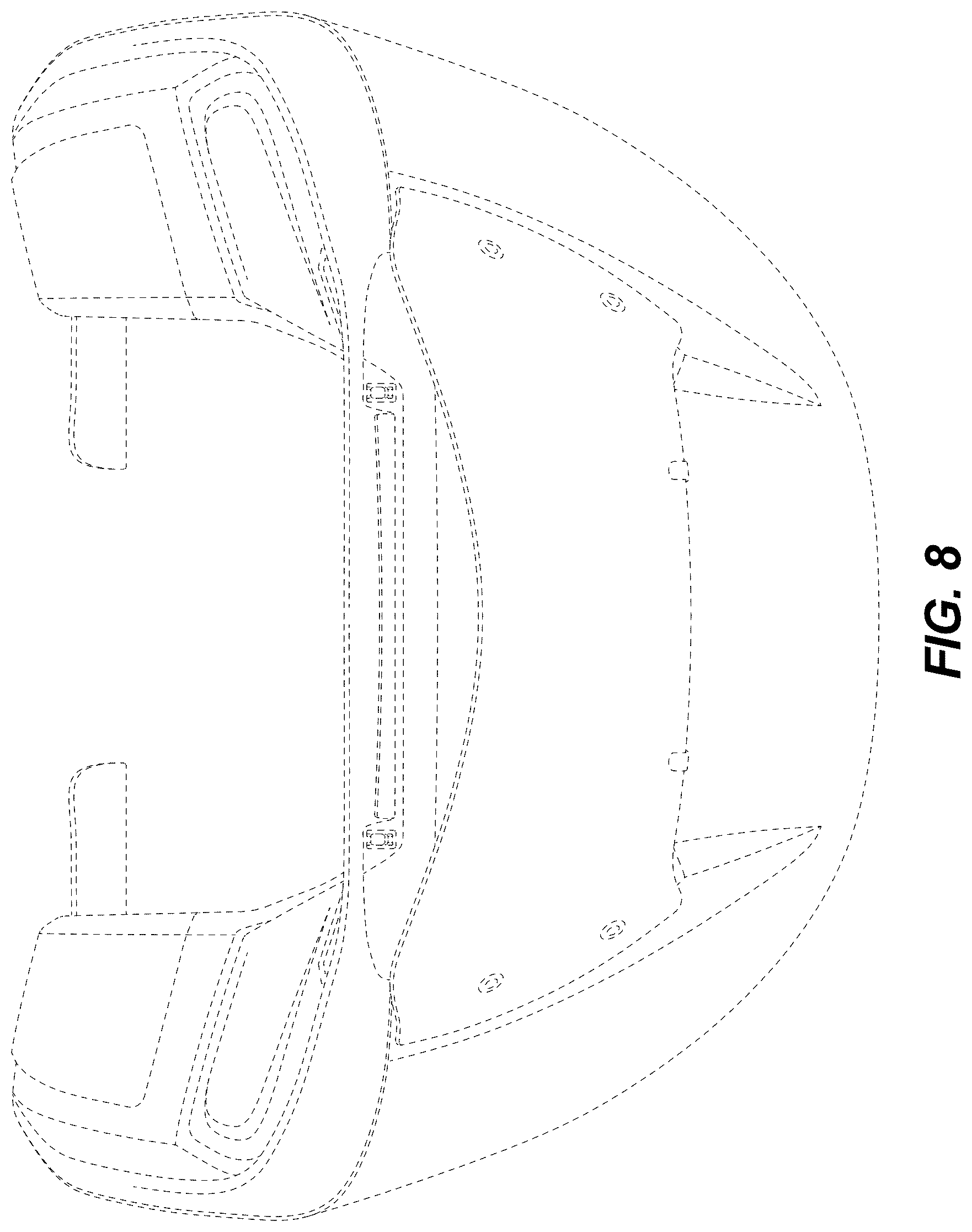 Patent USD1076158 Figure 8 – Motorcycle lighting unit