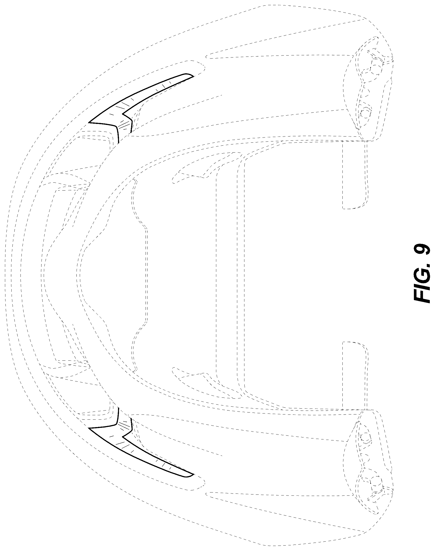 Patent USD1076158 Figure 9 – Motorcycle lighting unit