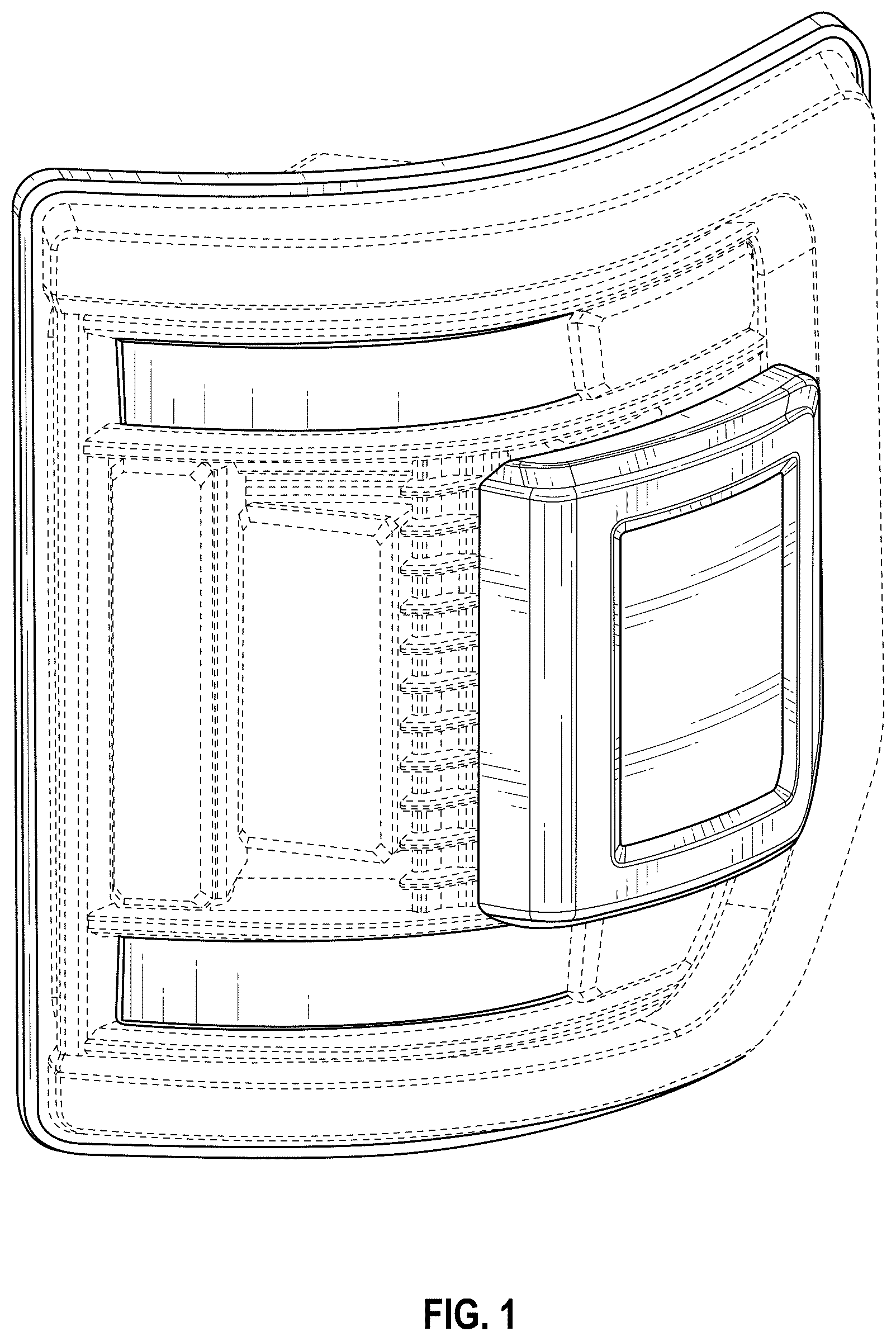 Patent USD1076159 Figure 1 – Vehicle light