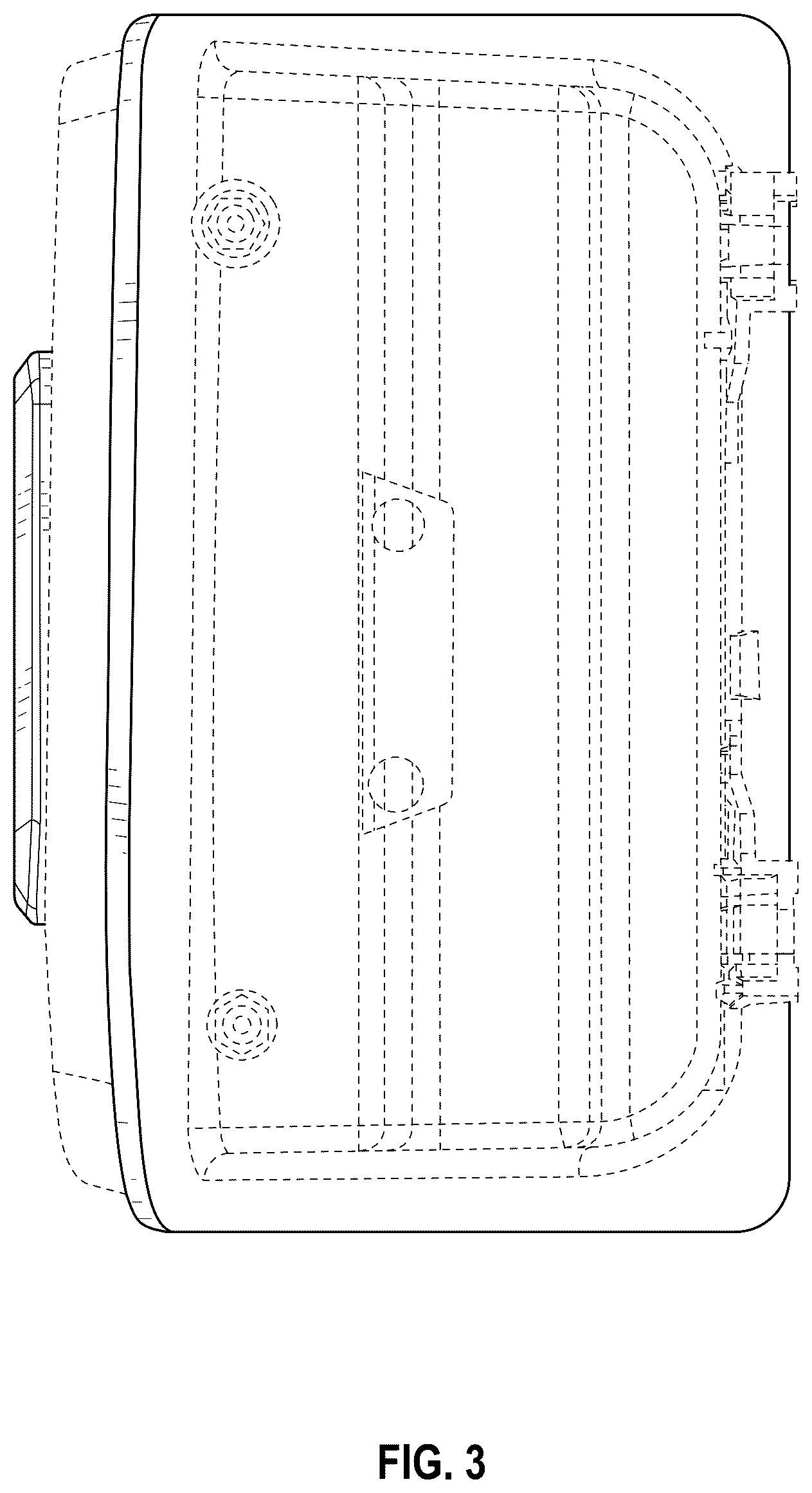Patent USD1076159 Figure 3 – Vehicle light