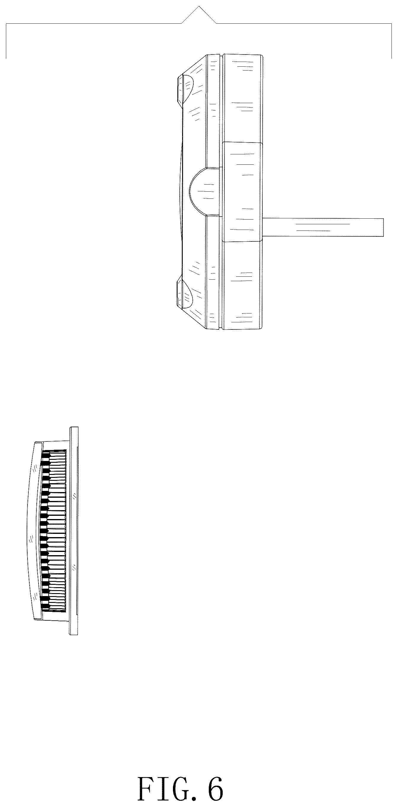 Patent USD1076162 Figure 6 – Car light