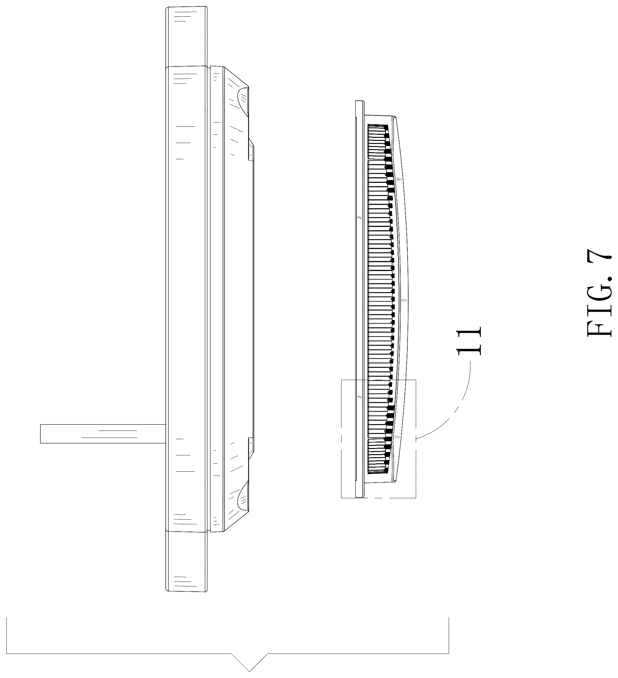 Patent USD1076162 Figure 7 – Car light