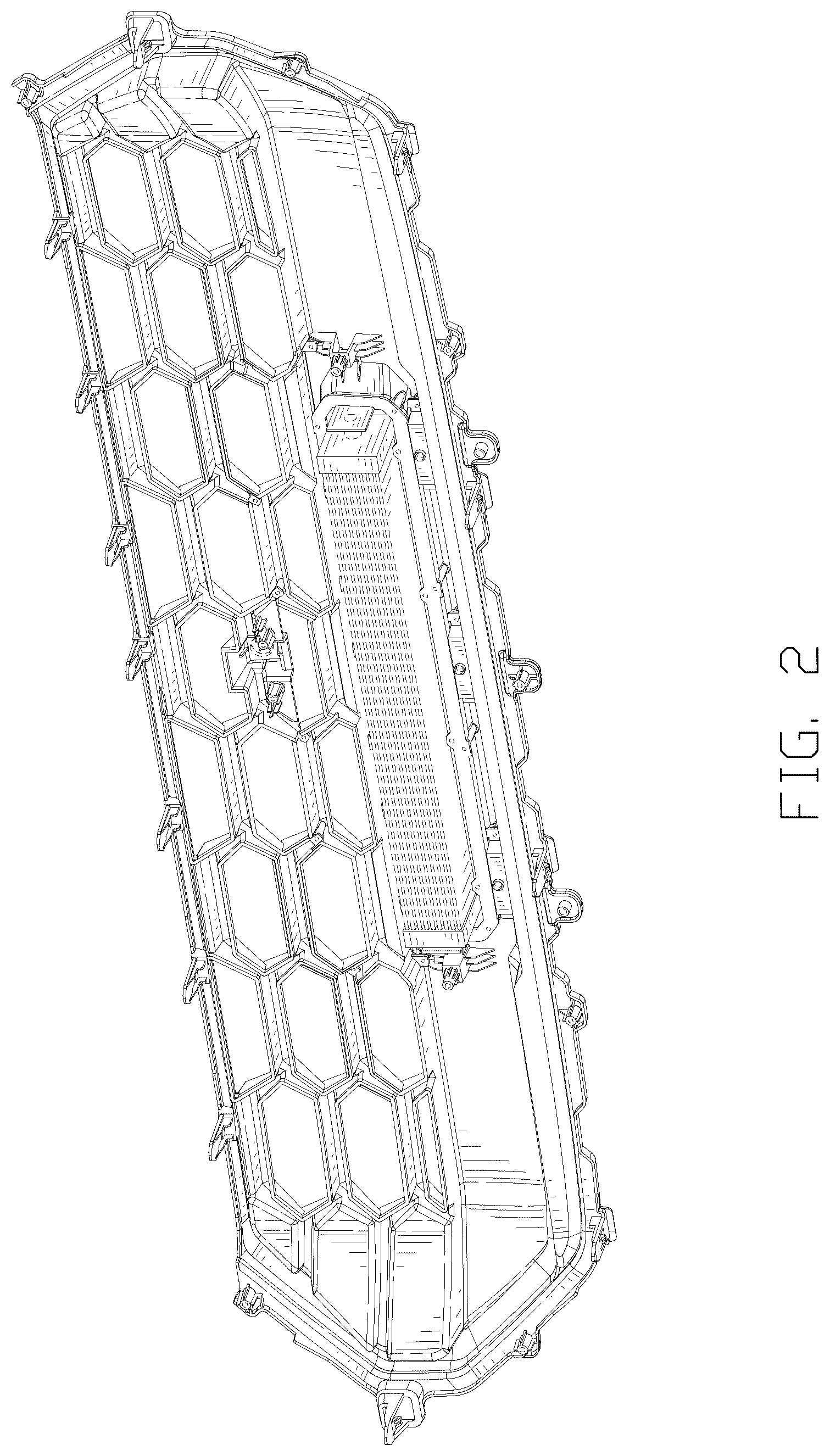 Patent USD1076163 Figure 2 – Vehicle lighting system