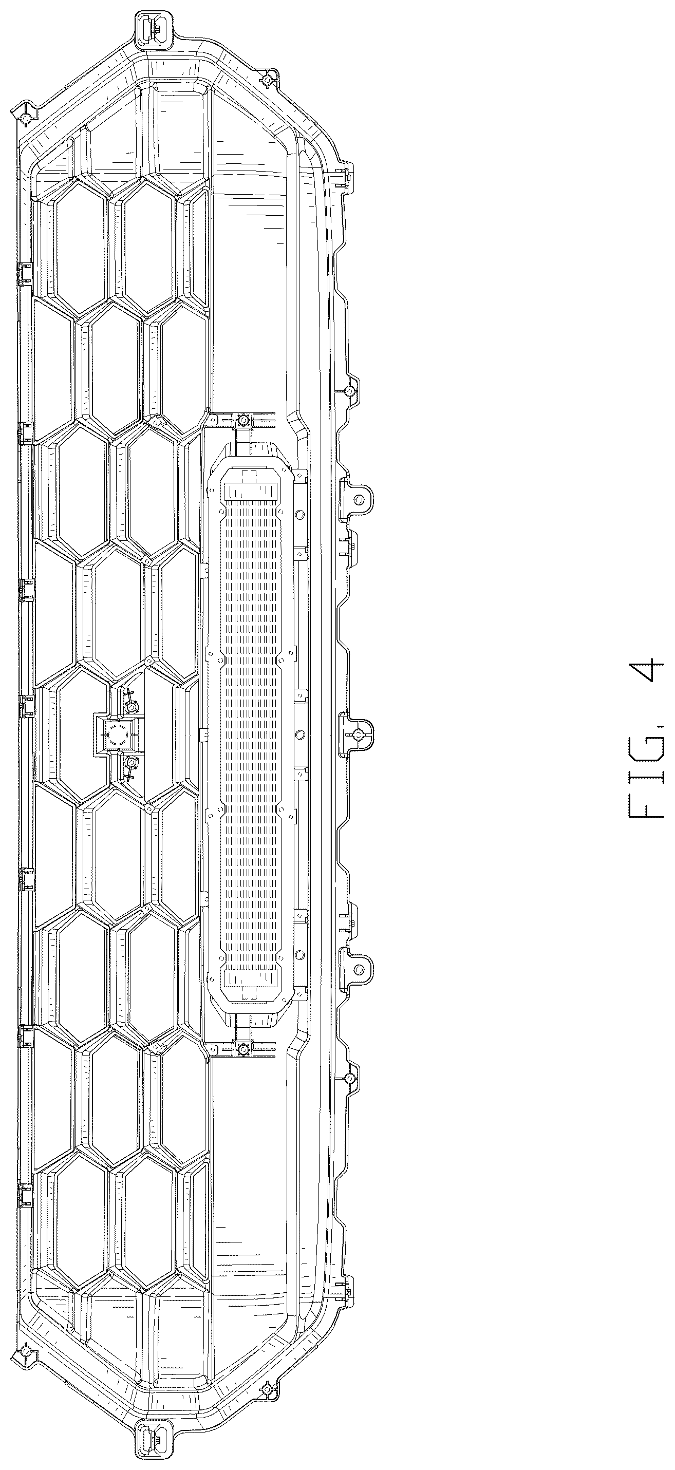 Patent USD1076163 Figure 4 – Vehicle lighting system