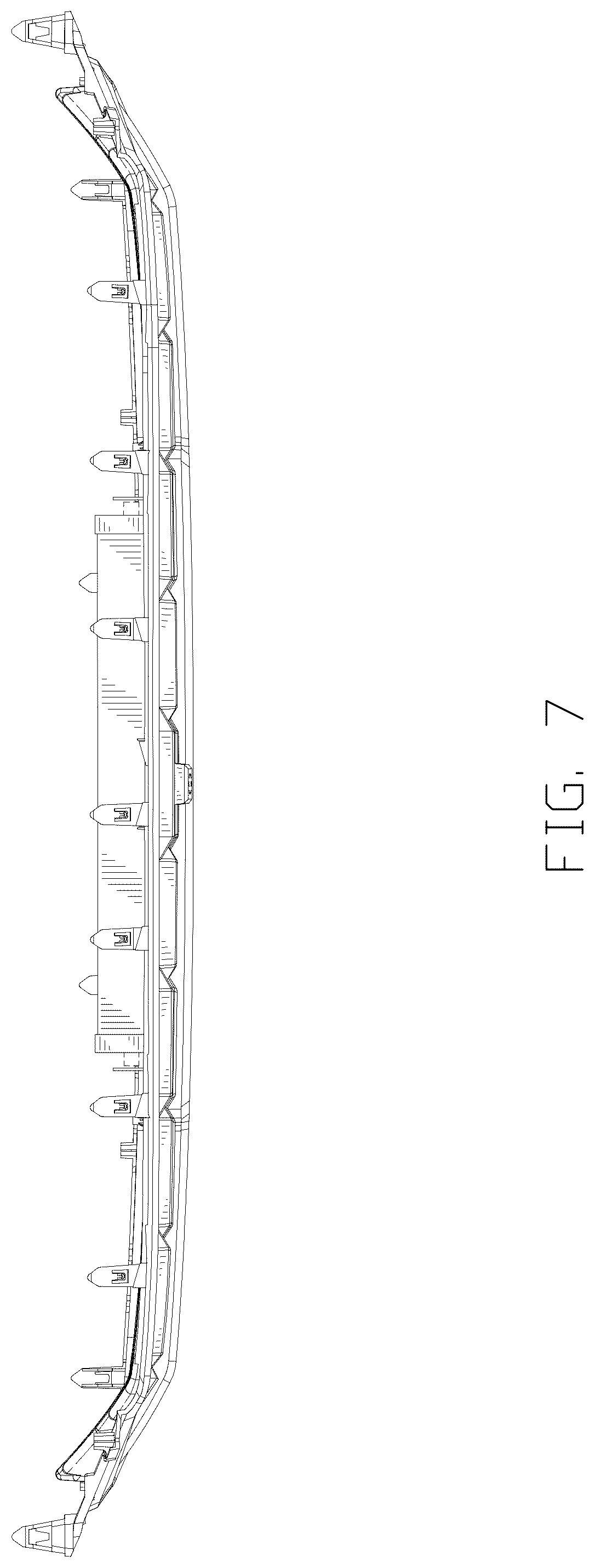 Patent USD1076163 Figure 7 – Vehicle lighting system