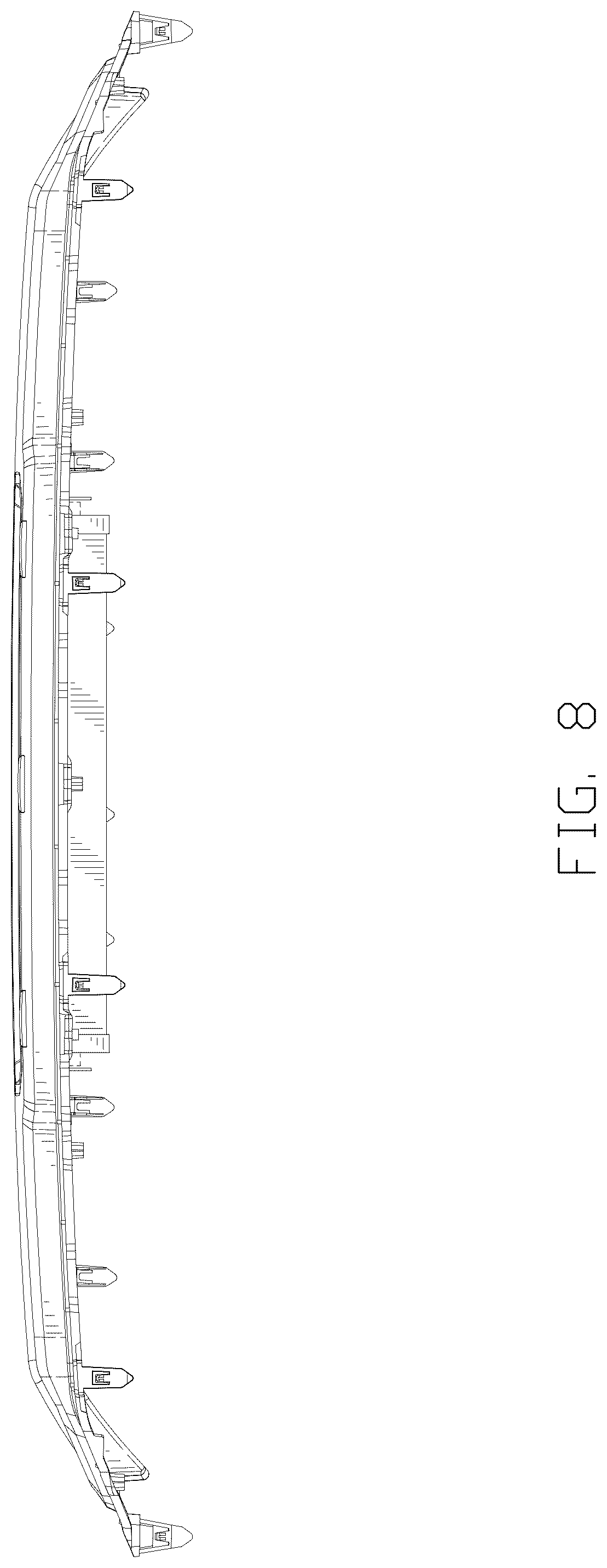 Patent USD1076163 Figure 8 – Vehicle lighting system