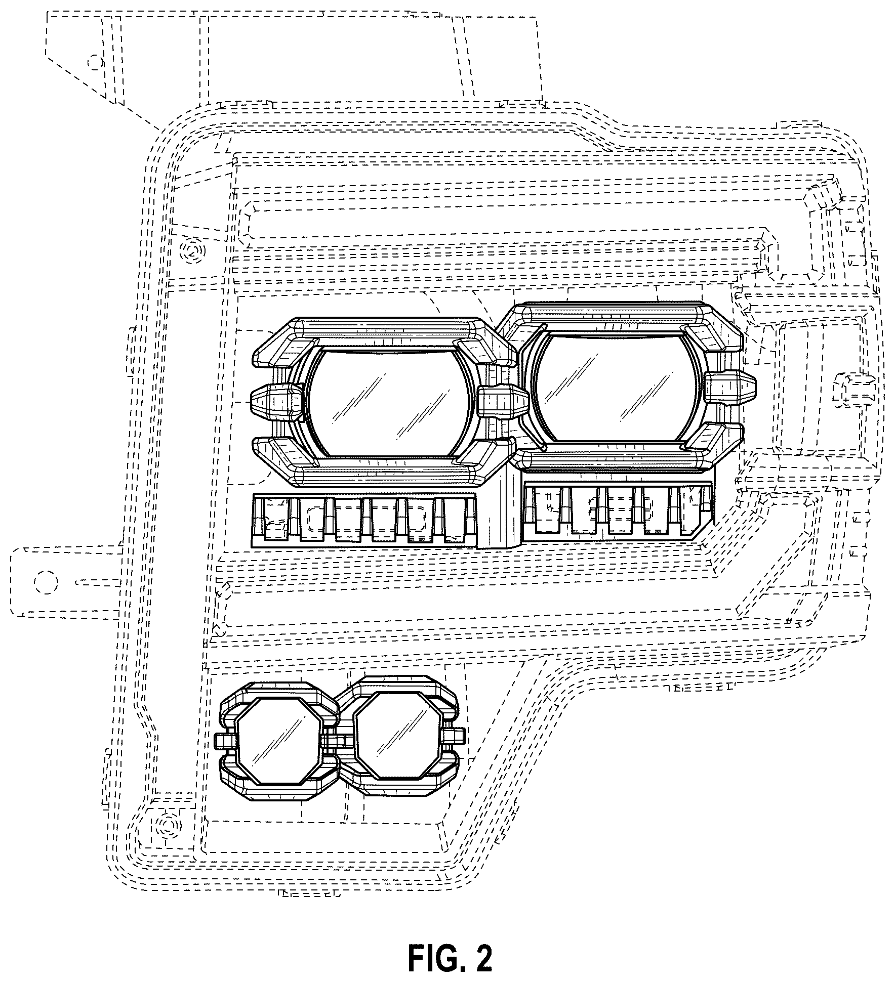 Patent USD1076165 Figure 2 – Vehicle light