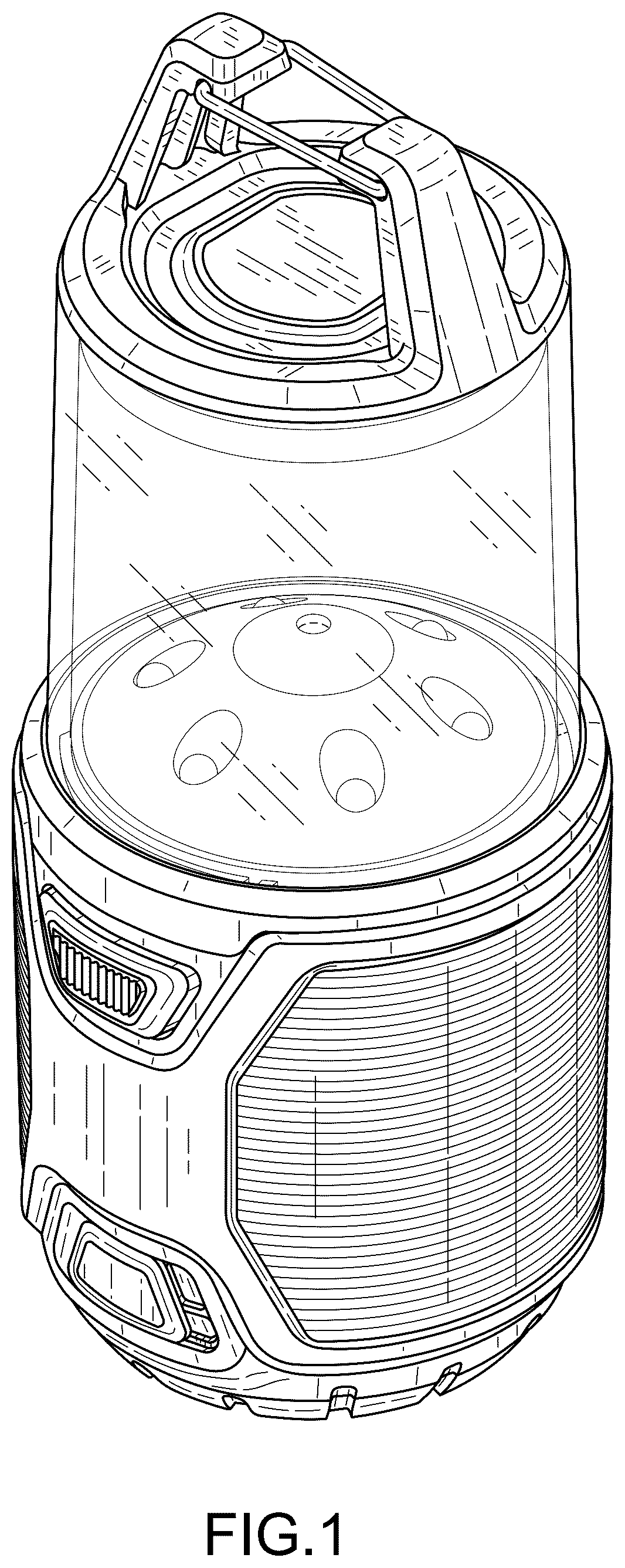 Patent USD1076167 Figure 1 – Lantern