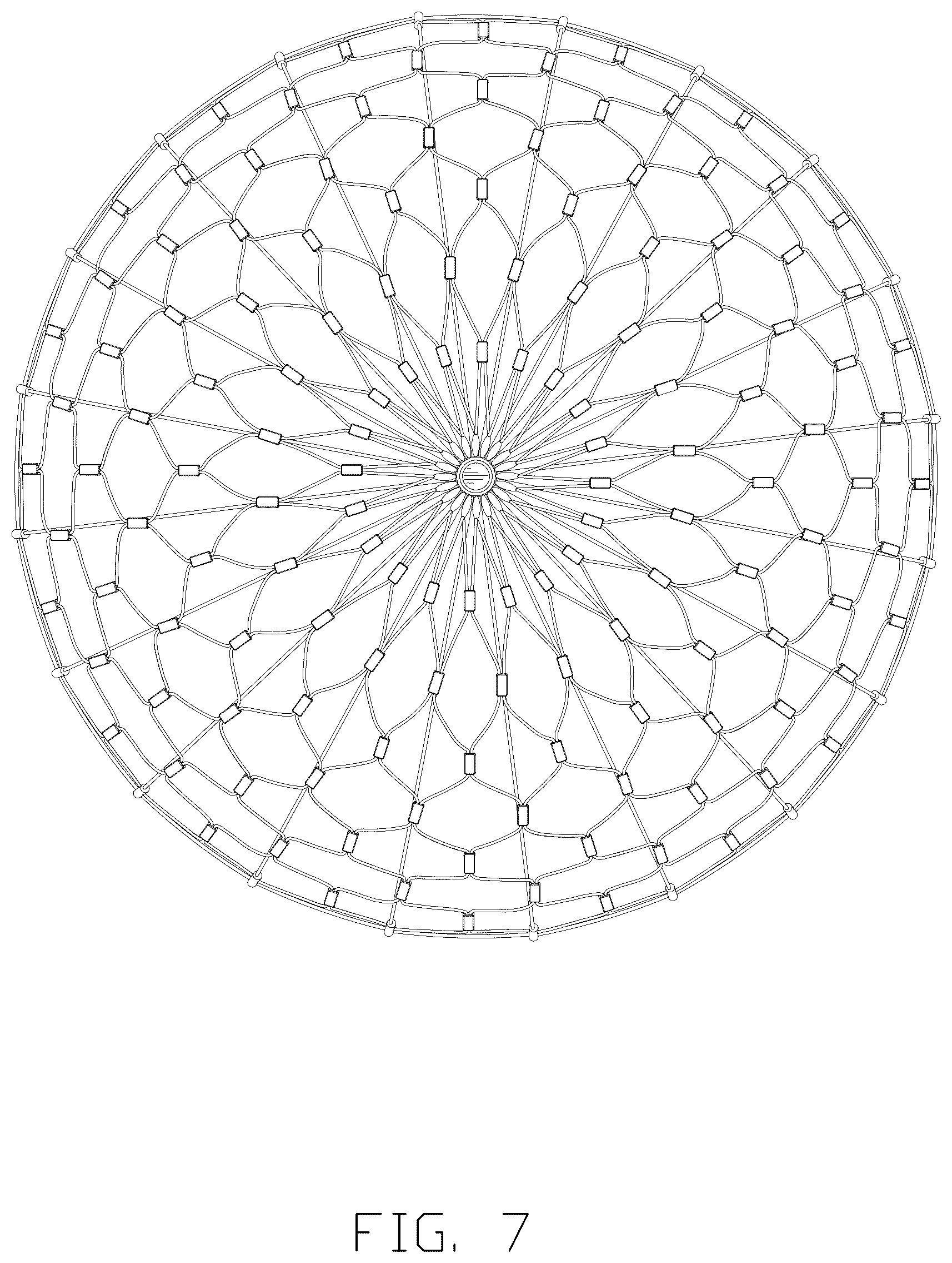 Patent USD1076169 Figure 7 – Umbrella-shaped net light