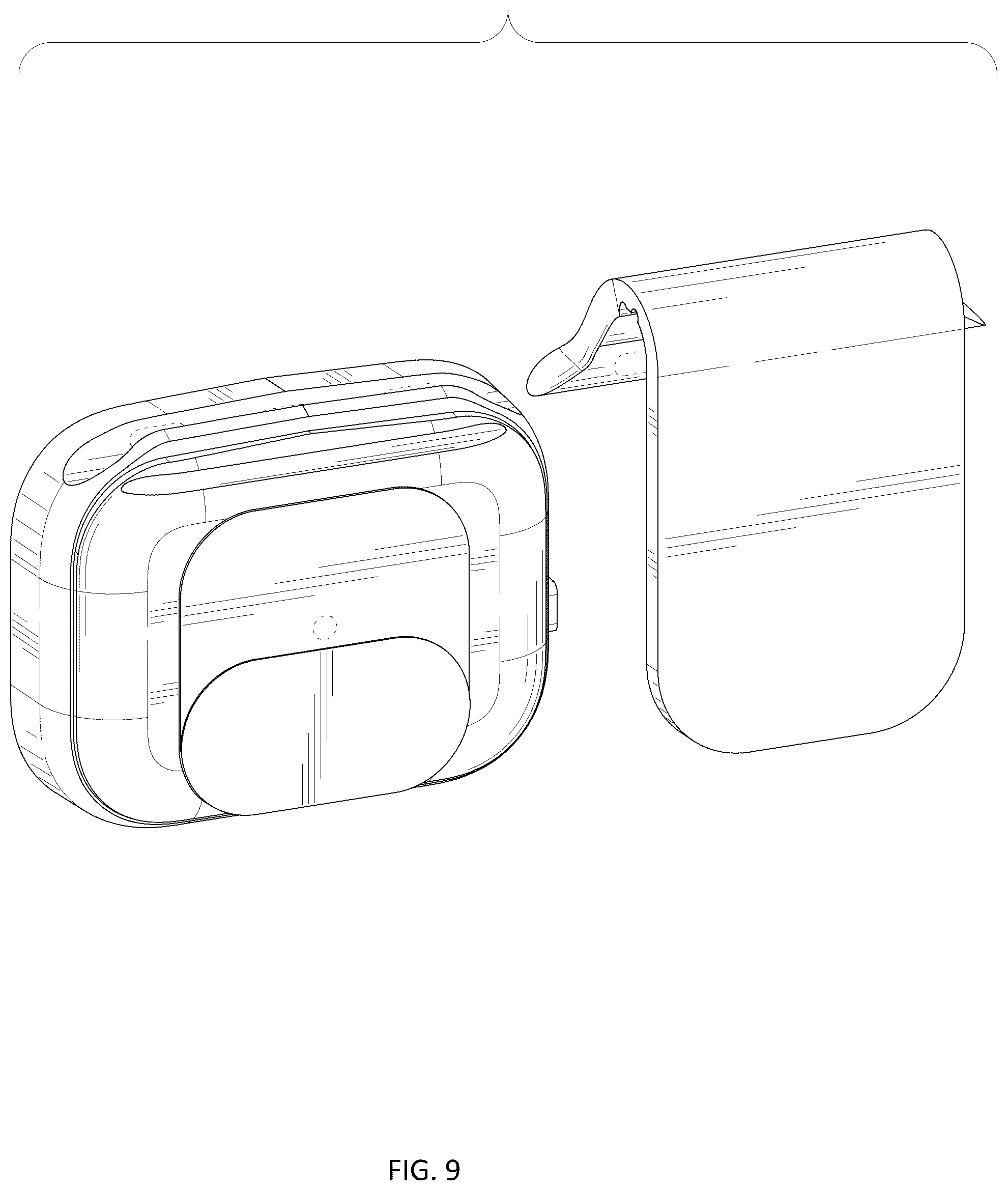 Patent USD1076172 Figure 9 – Portable light