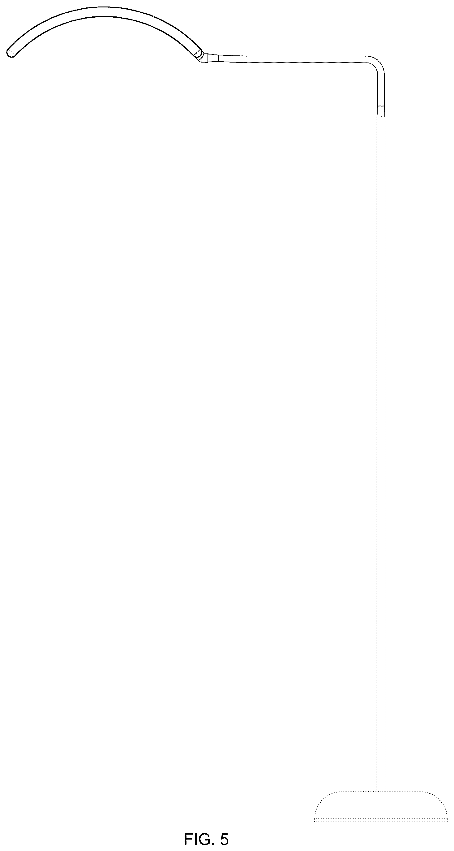 Patent USD1076174 Figure 5 – Lamp