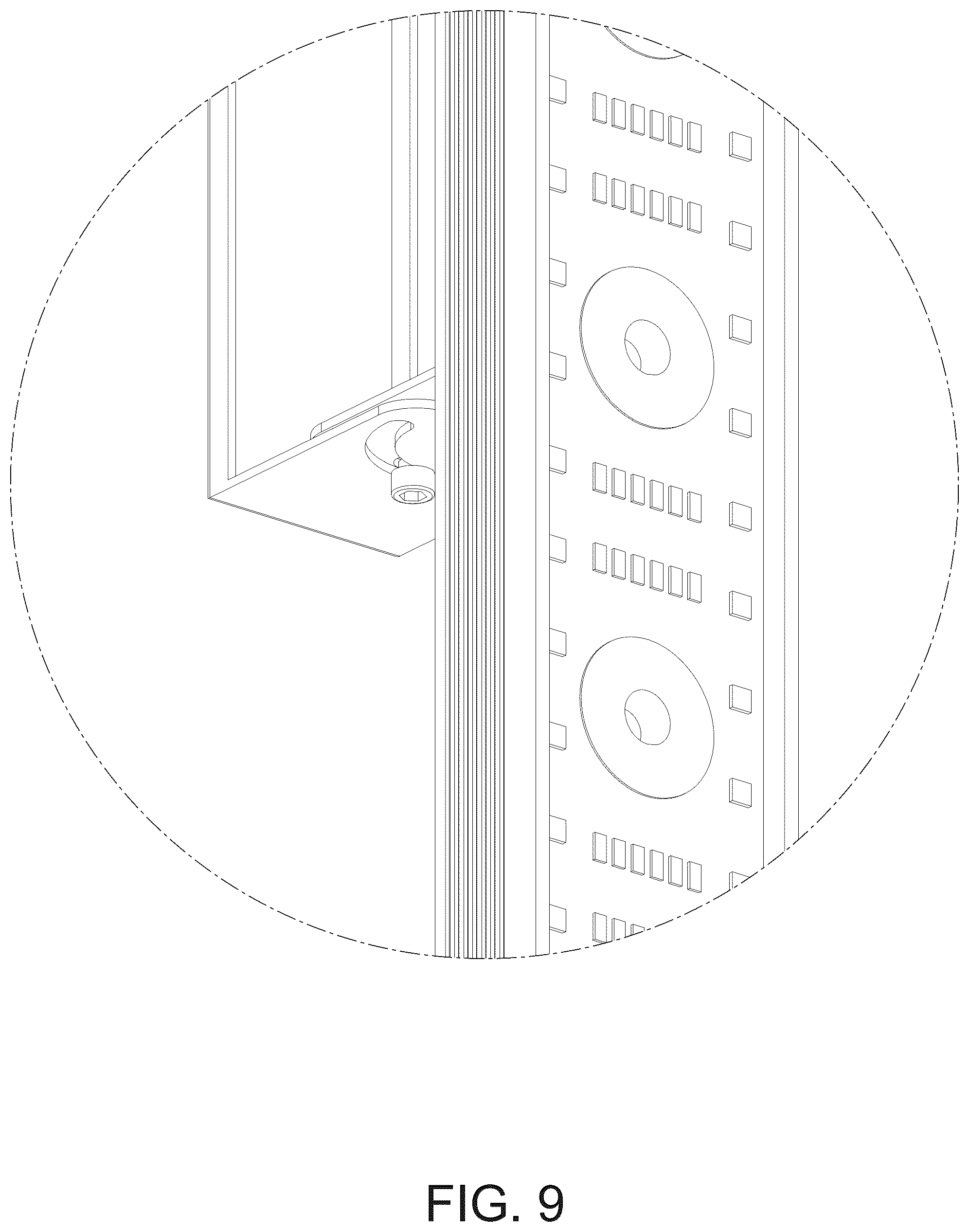 Patent USD1076175 Figure 9 – Stage light