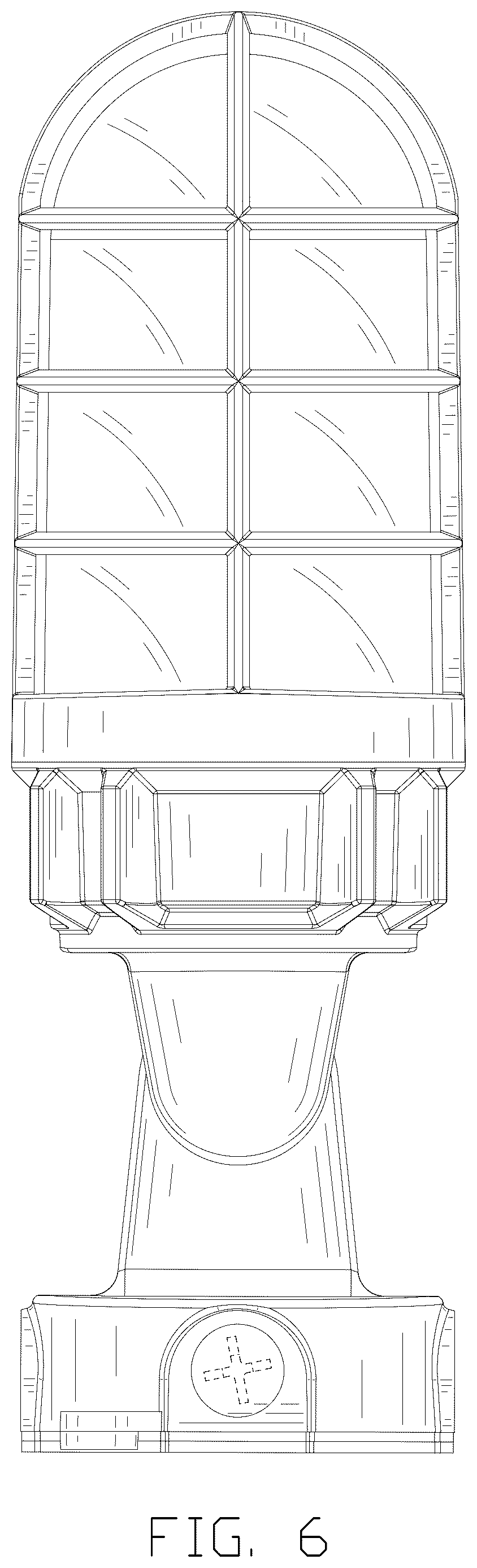 Patent USD1076176 Figure 6 – LED lamp