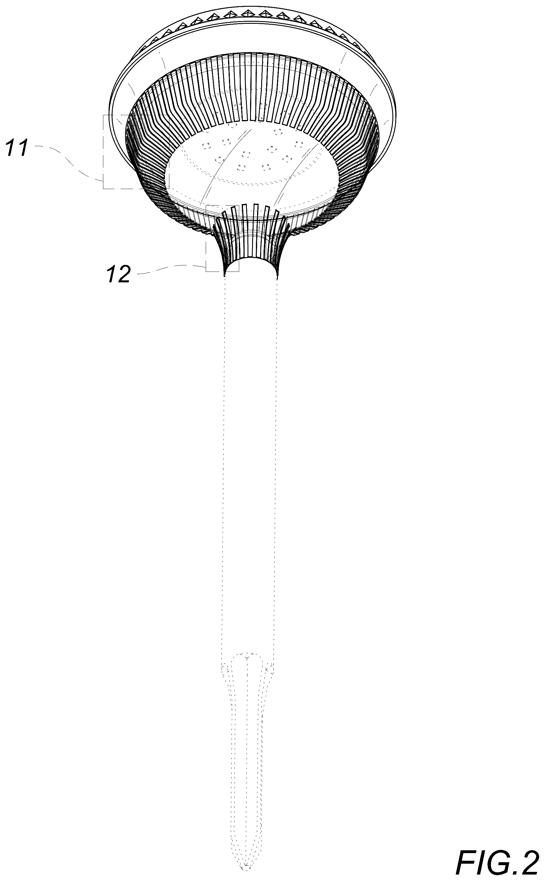 Patent USD1076177 Figure 2 – Lawn lamp