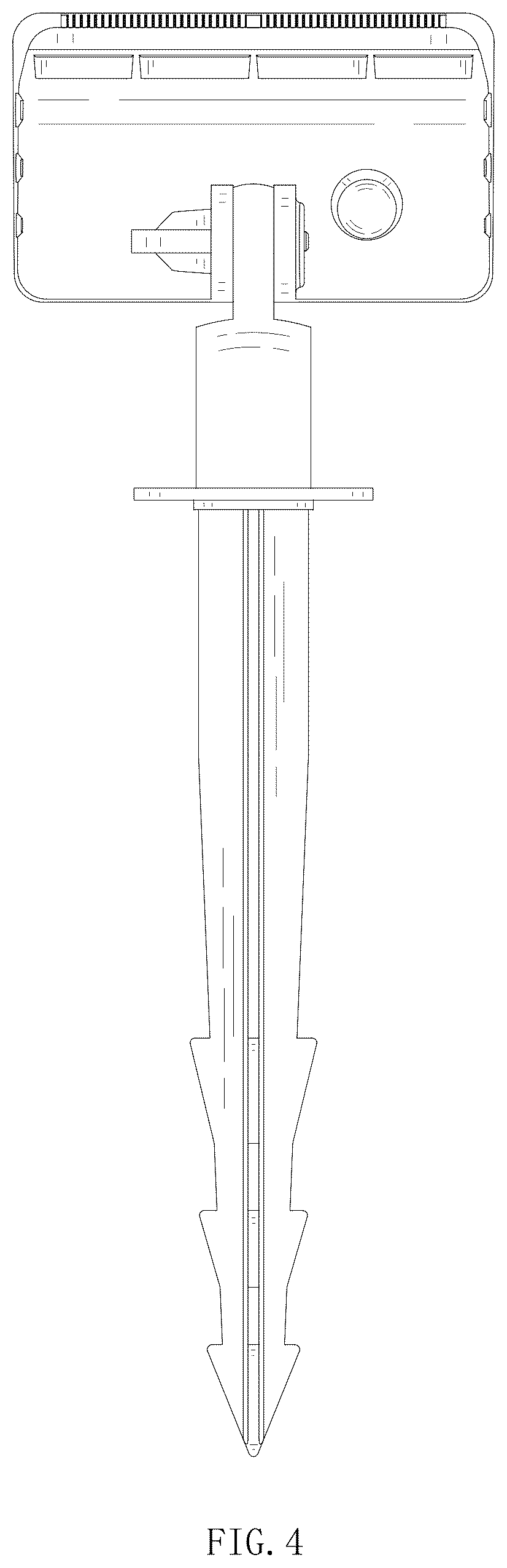 Patent USD1076178 Figure 4 – Solar lamp