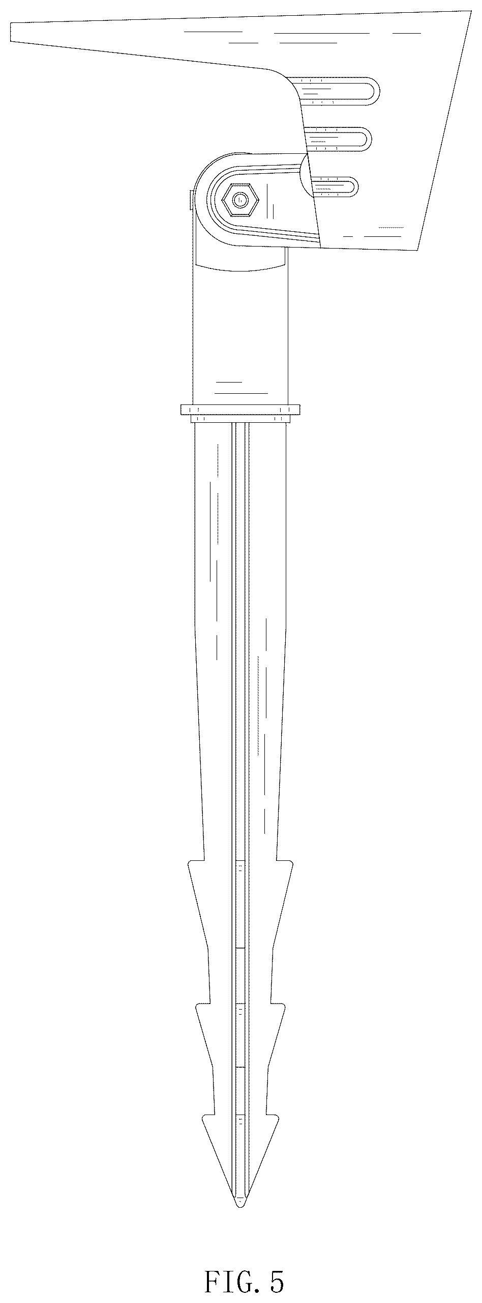Patent USD1076178 Figure 5 – Solar lamp