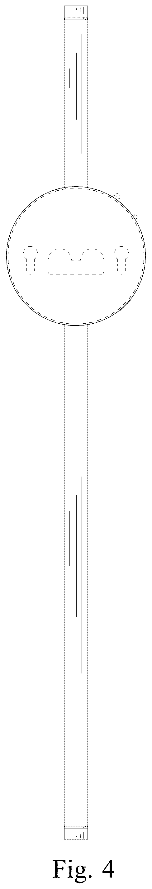 Patent USD1076182 Figure 4 – Wall light