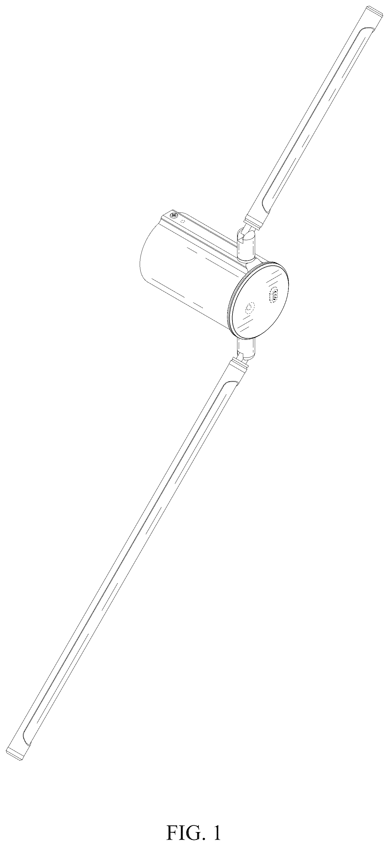 Patent USD1076183 — LED wall light — Figure 1