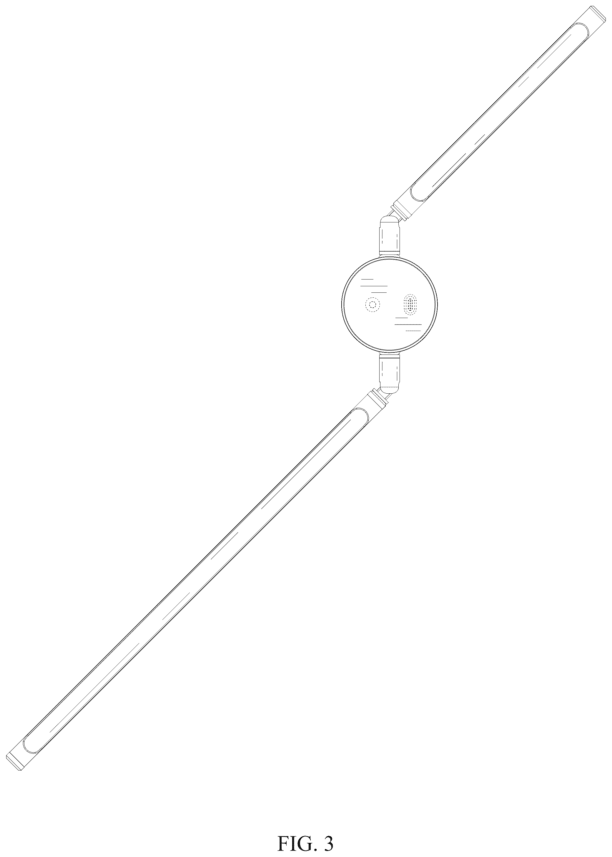 Patent USD1076183 Figure 3 – LED wall light