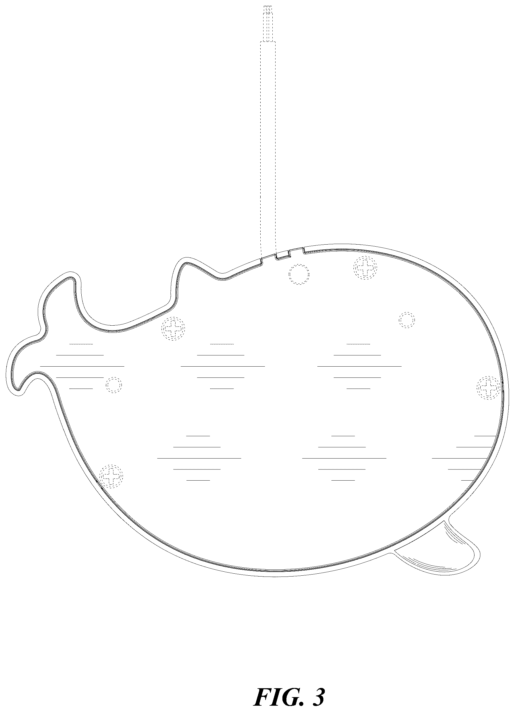 Patent USD1076184 Figure 3 – Swimming pool lamp