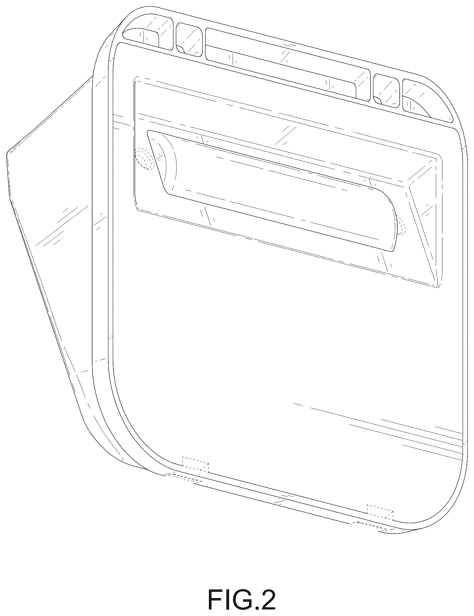 Patent USD1076185 Figure 2 – Wall light