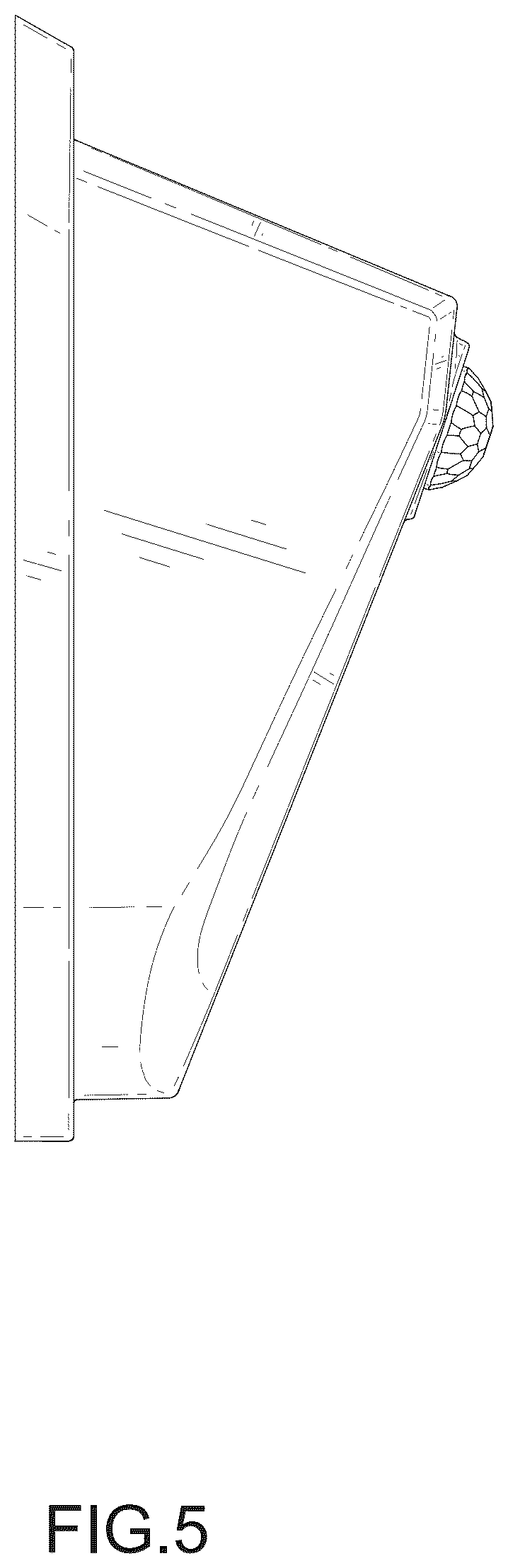 Patent USD1076185 Figure 5 – Wall light