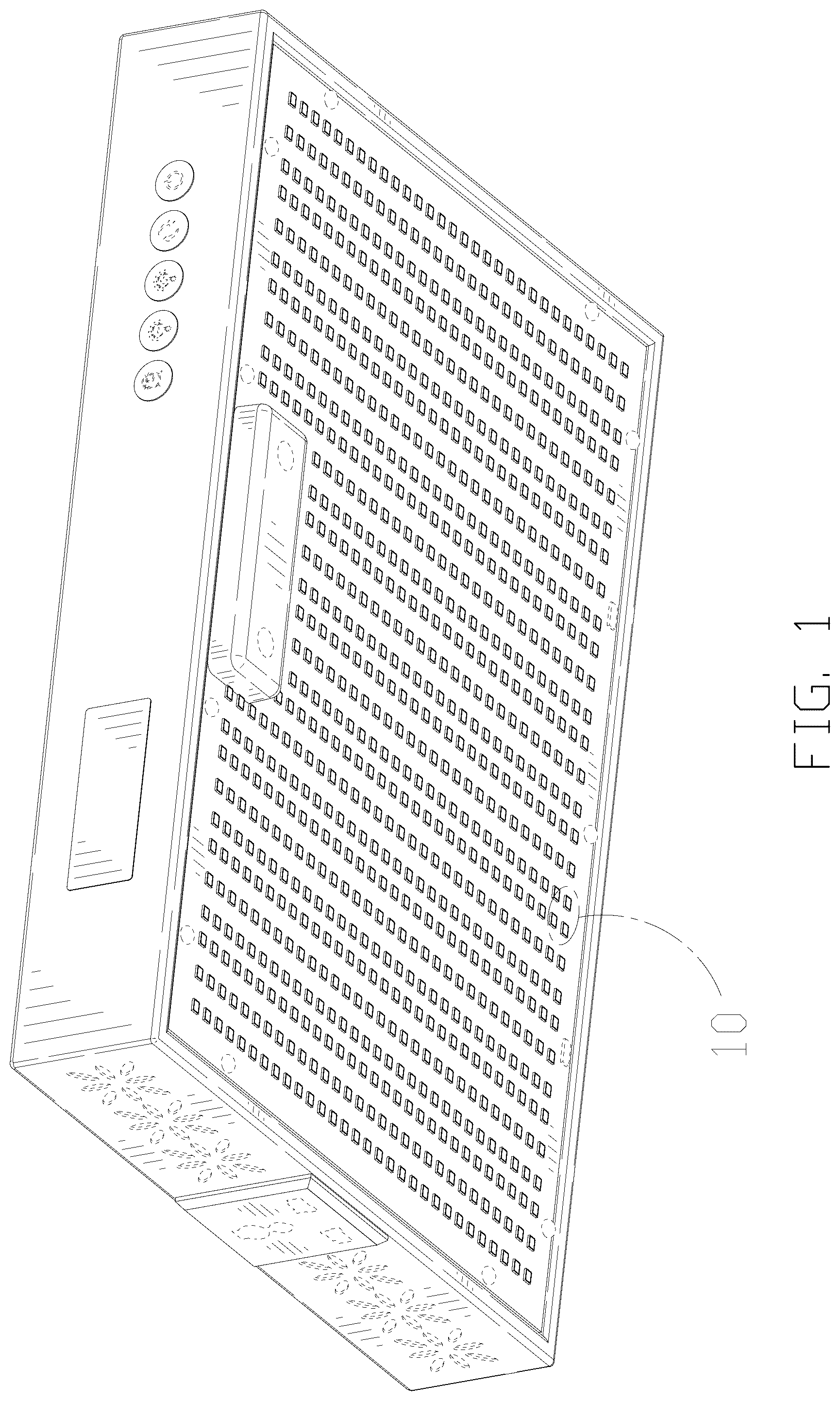 Patent USD1076187 Figure 1 – LED plant grow light
