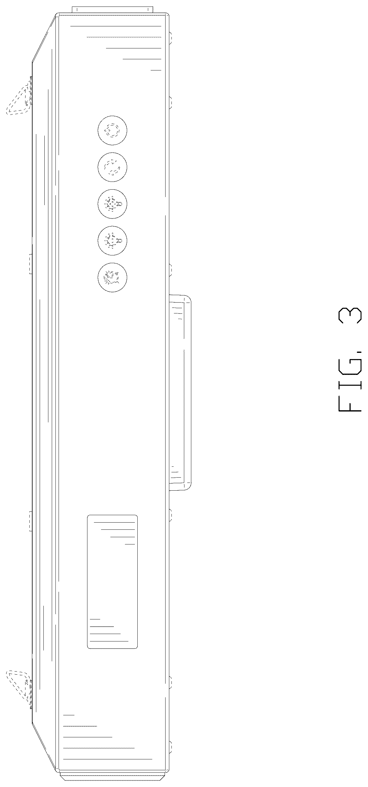 Patent USD1076187 Figure 3 – LED plant grow light