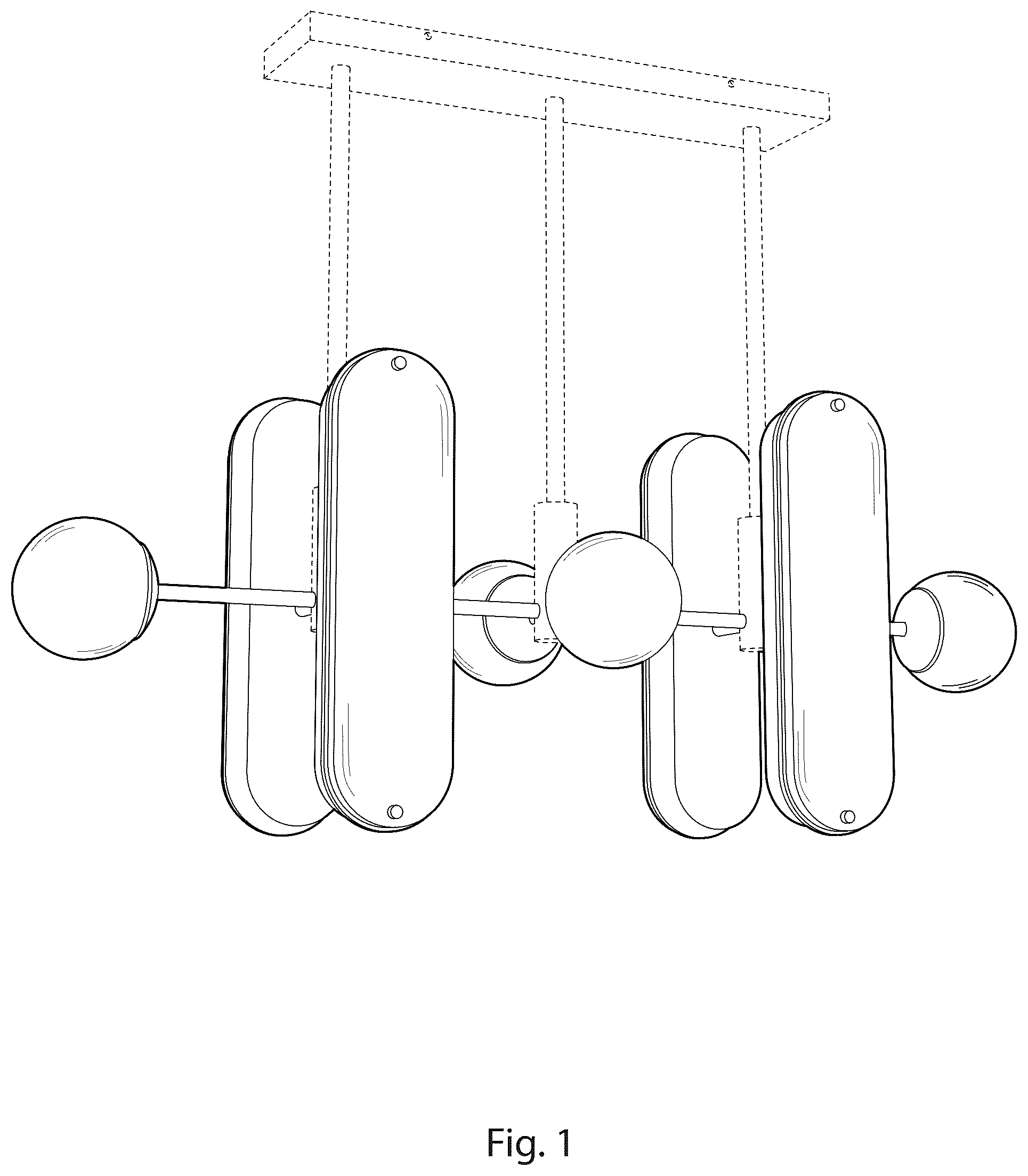 Patent USD1076188 Figure 1 – Pendant