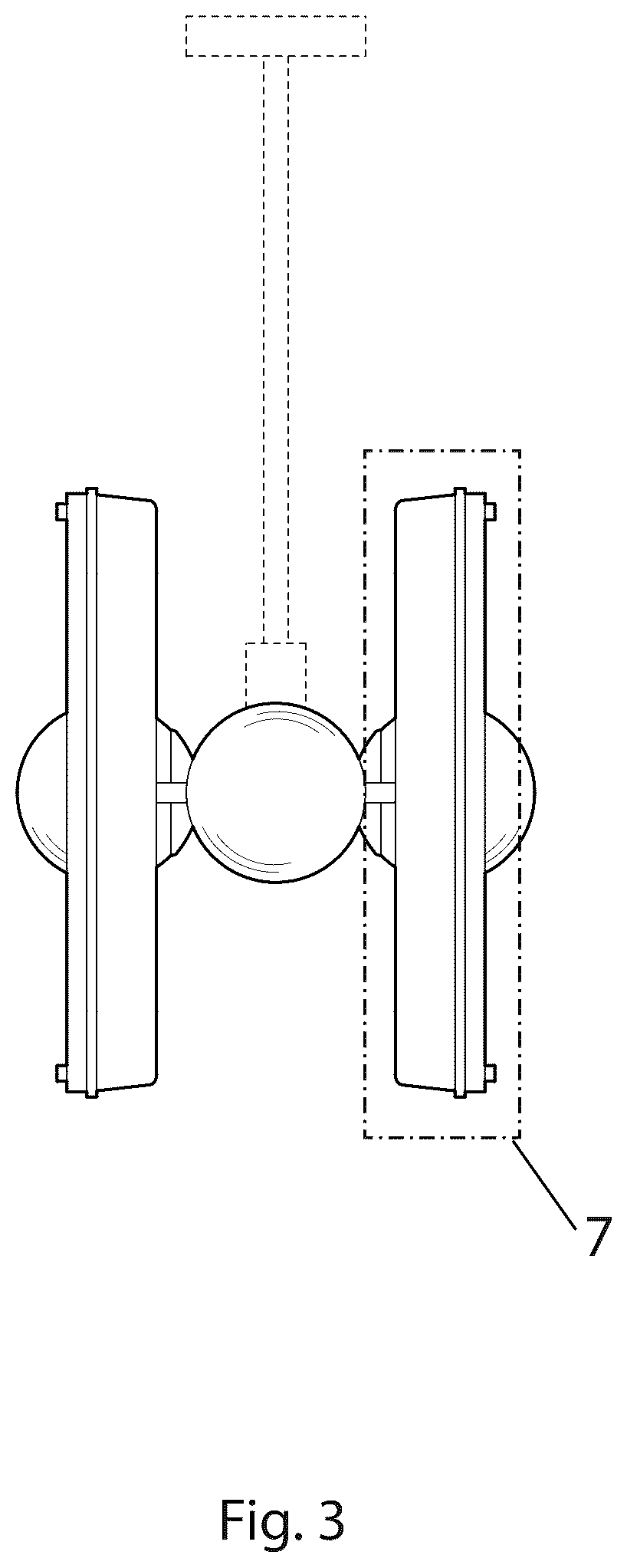 Patent USD1076188 Figure 3 – Pendant