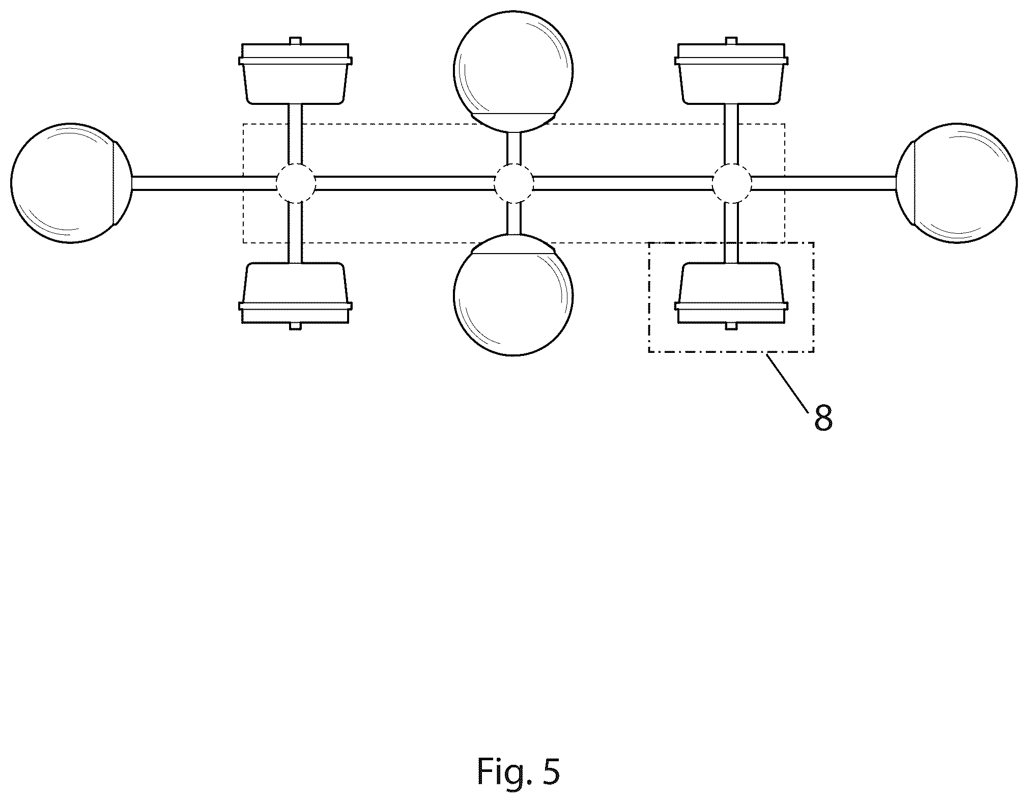 Patent USD1076188 Figure 5 – Pendant