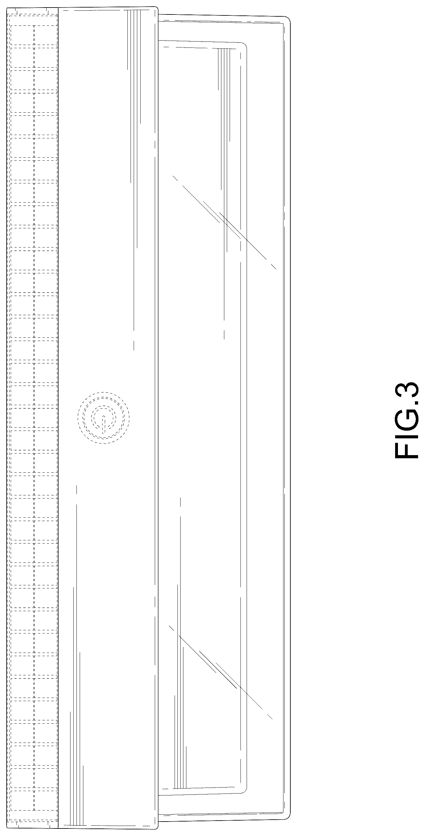 Patent USD1076190 Figure 3 – Wall lamp