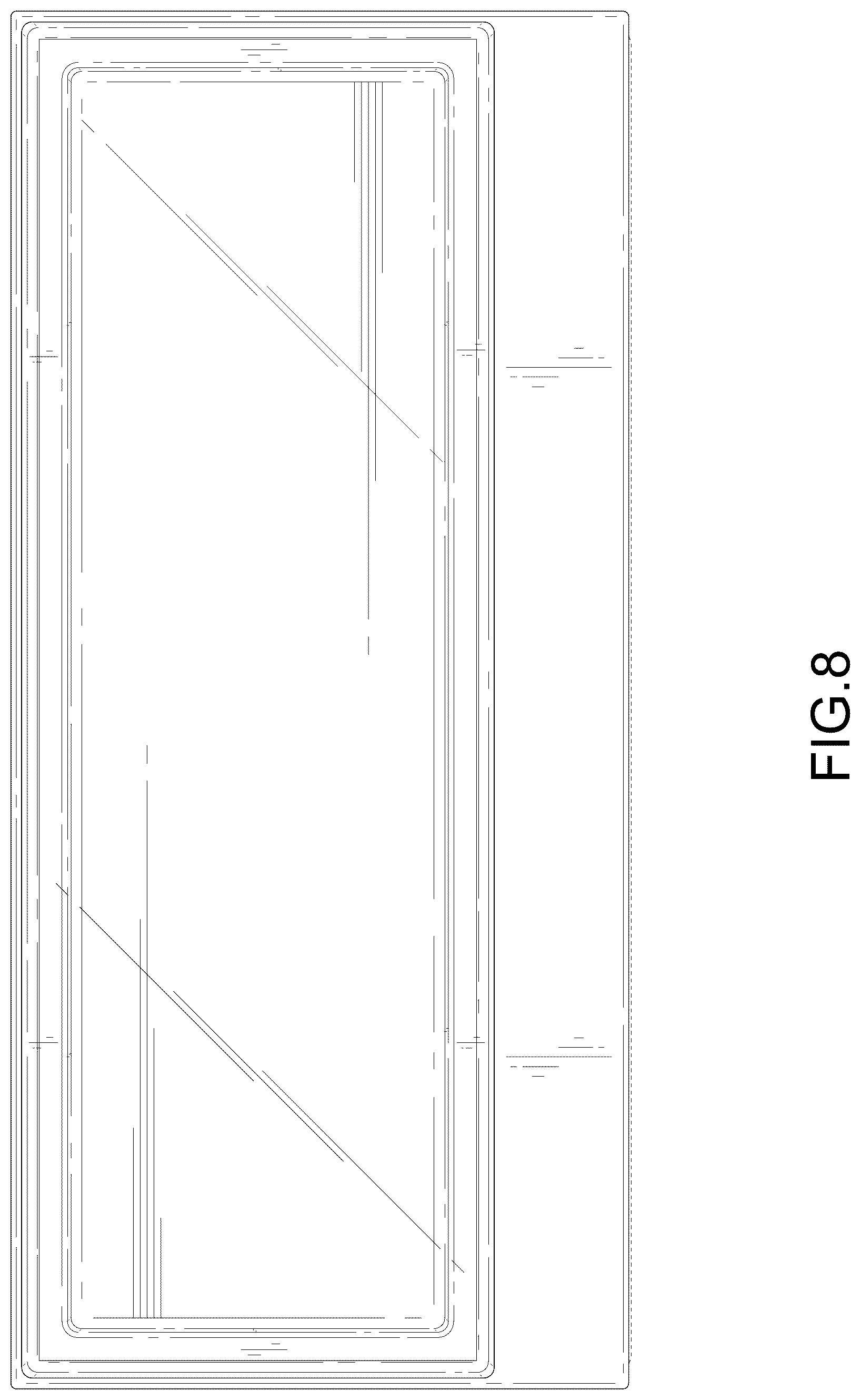 Patent USD1076190 Figure 8 – Wall lamp
