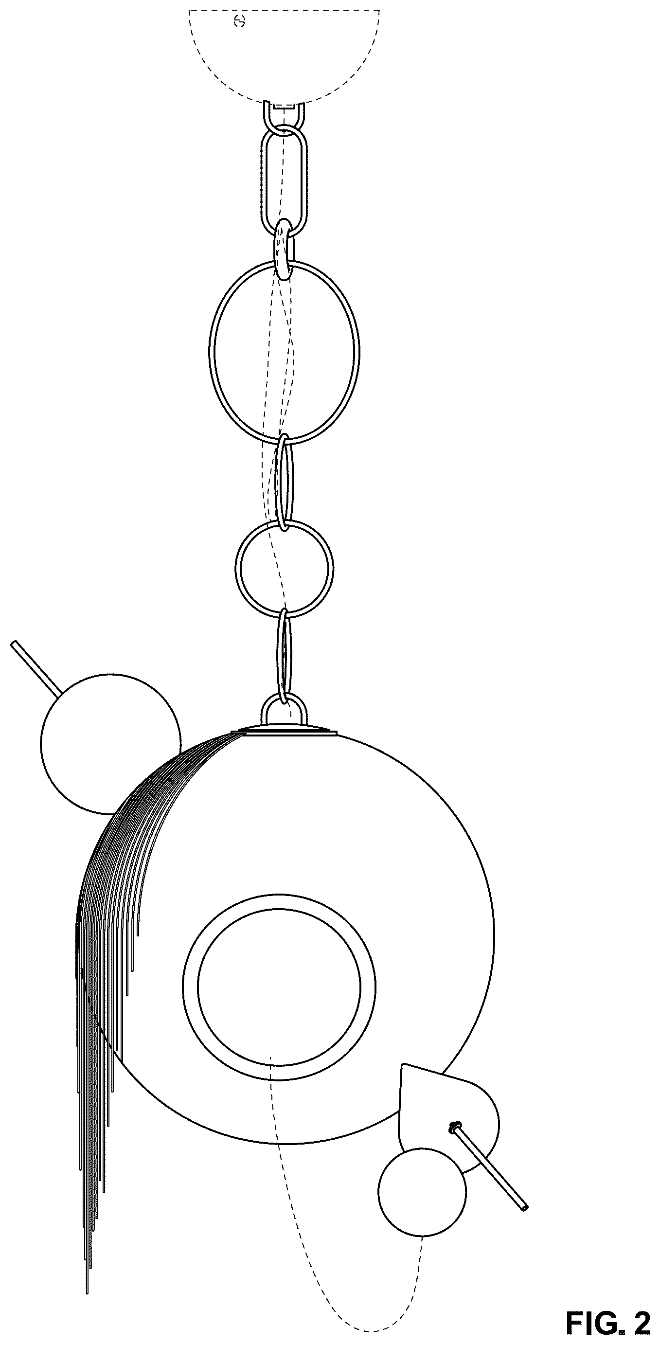 Patent USD1076191 Figure 2 – Lighting fixture