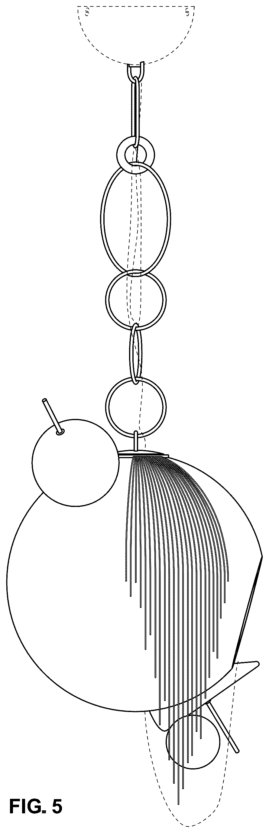 Patent USD1076191 Figure 5 – Lighting fixture