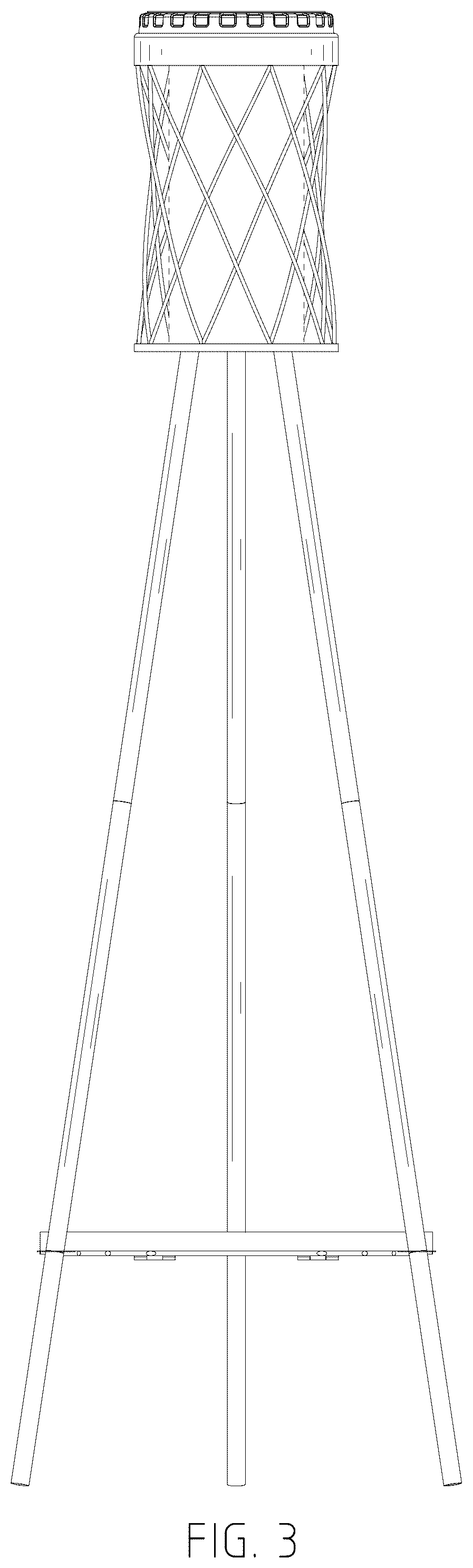 Patent USD1076193 Figure 3 – Lamp