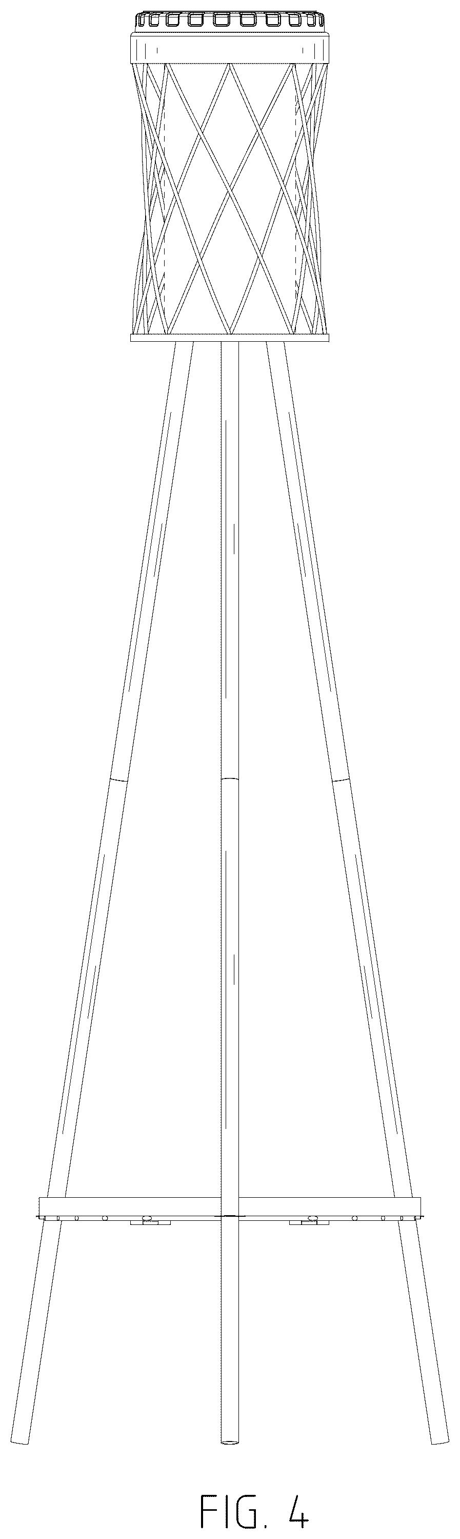 Patent USD1076193 Figure 4 – Lamp