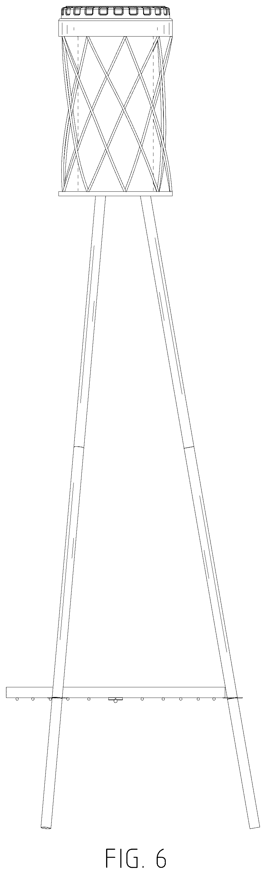 Patent USD1076193 Figure 6 – Lamp