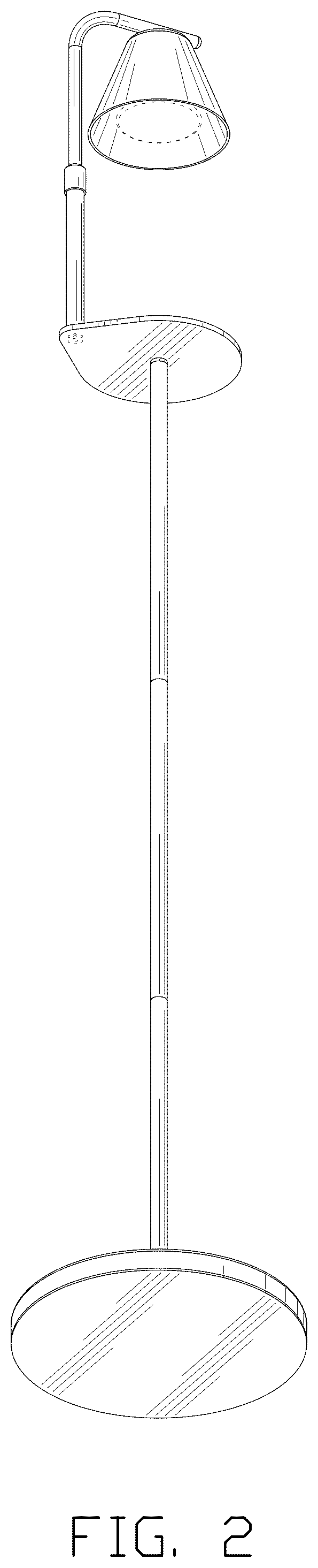 Patent USD1076194 Figure 2 – Wax melting lamp
