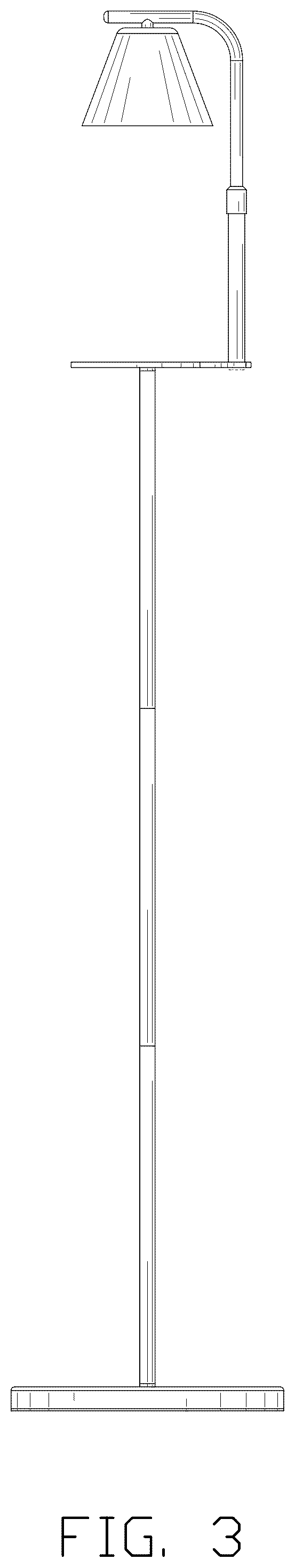 Patent USD1076194 Figure 3 – Wax melting lamp