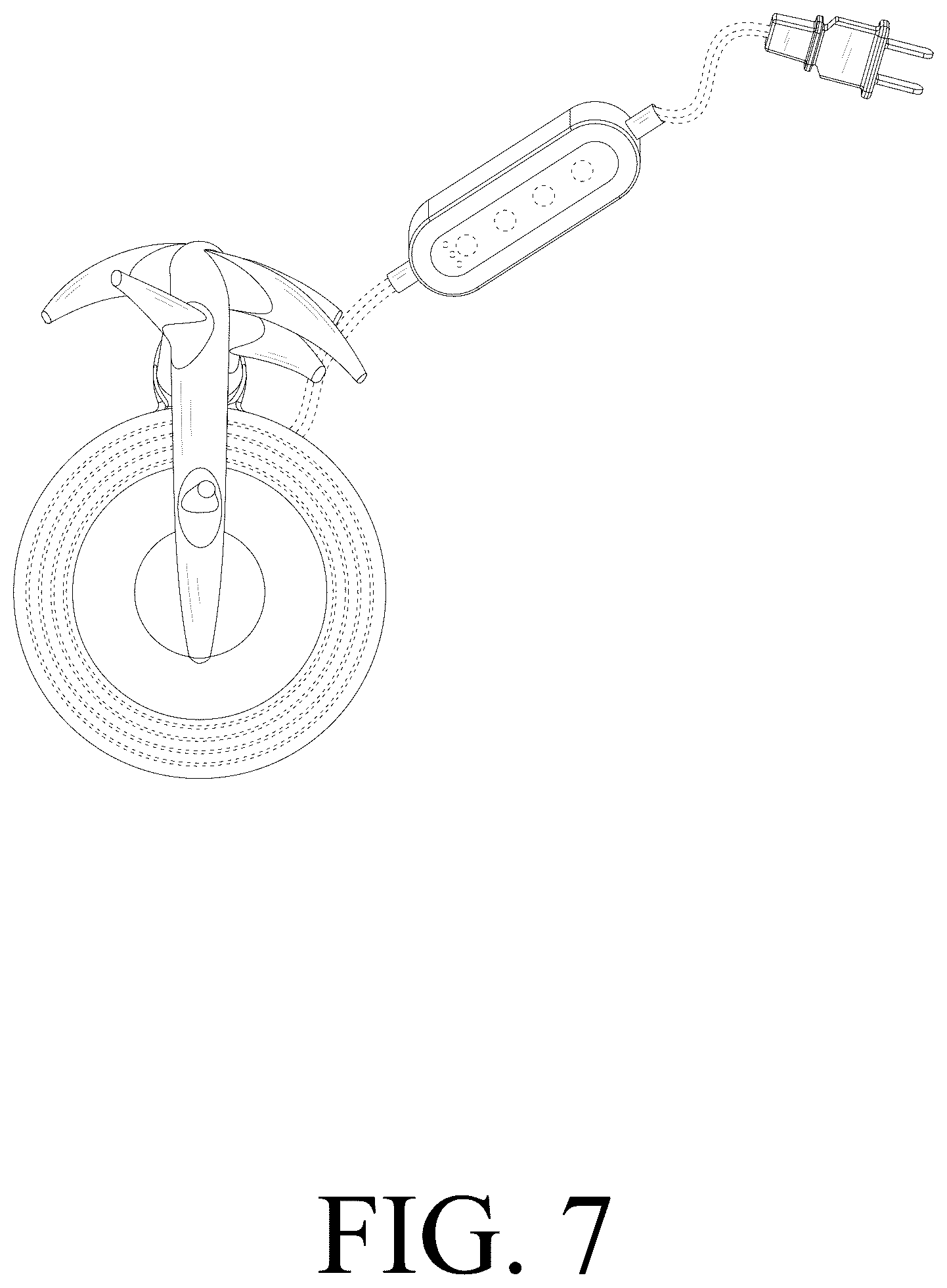Patent USD1076196 Figure 7 – Antler lamp