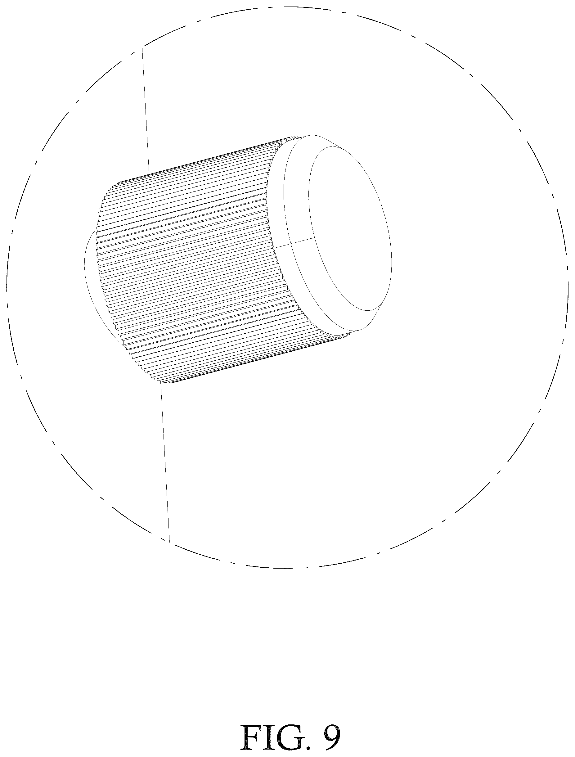 Patent USD1076198 Figure 9 – Lamp