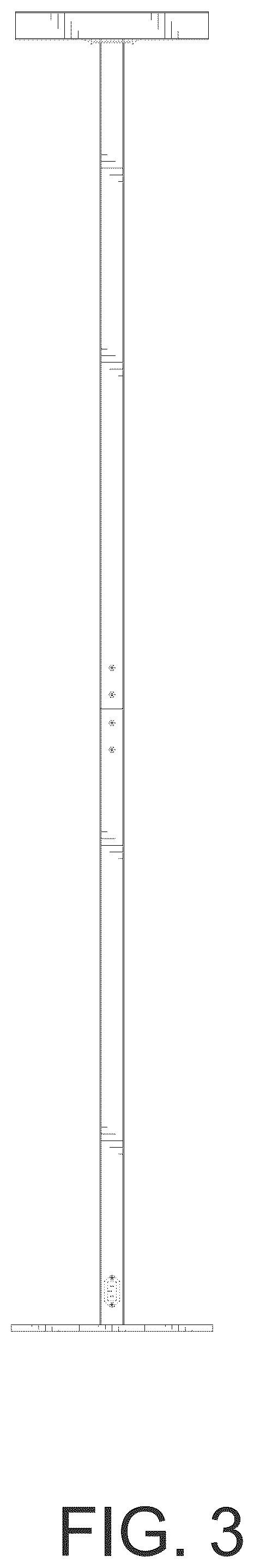 Patent USD1076200 Figure 3 – Floor lamp